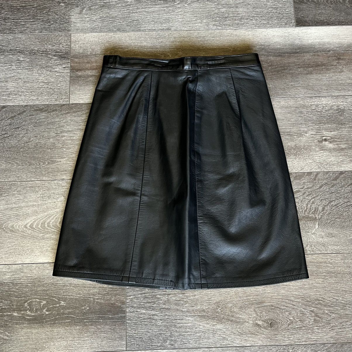 Genuine Leather Vintage Phoenix USA Frontier Collection Pig Leather Skirt Size 26" / US 2 / IT 38 - 1 Thumbnail