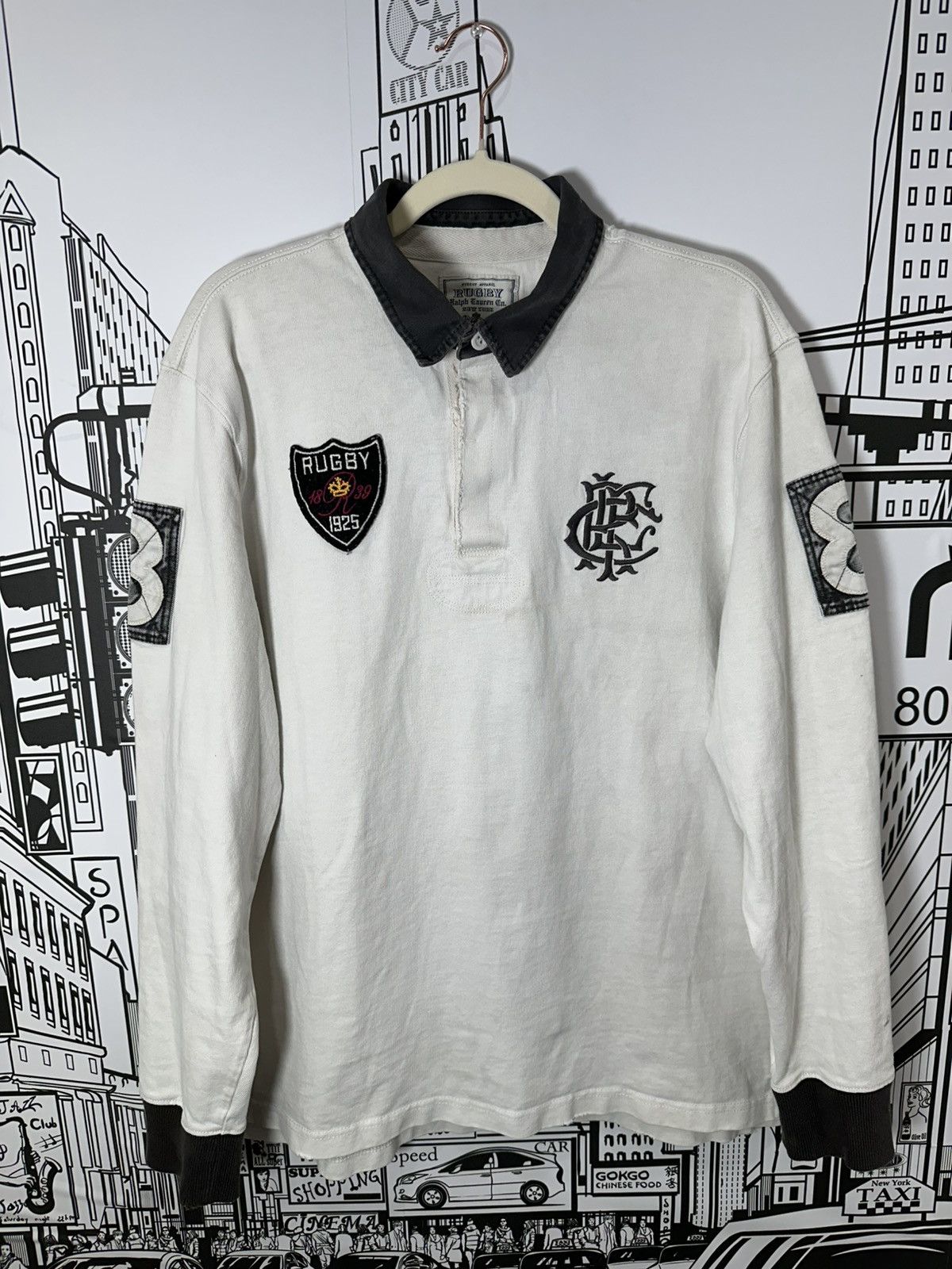 Rugby Ralph Lauren Rugby Ralph Lauren R.L.F.C Rugby Off-White XL Size US XL / EU 56 / 4 - 3 Thumbnail