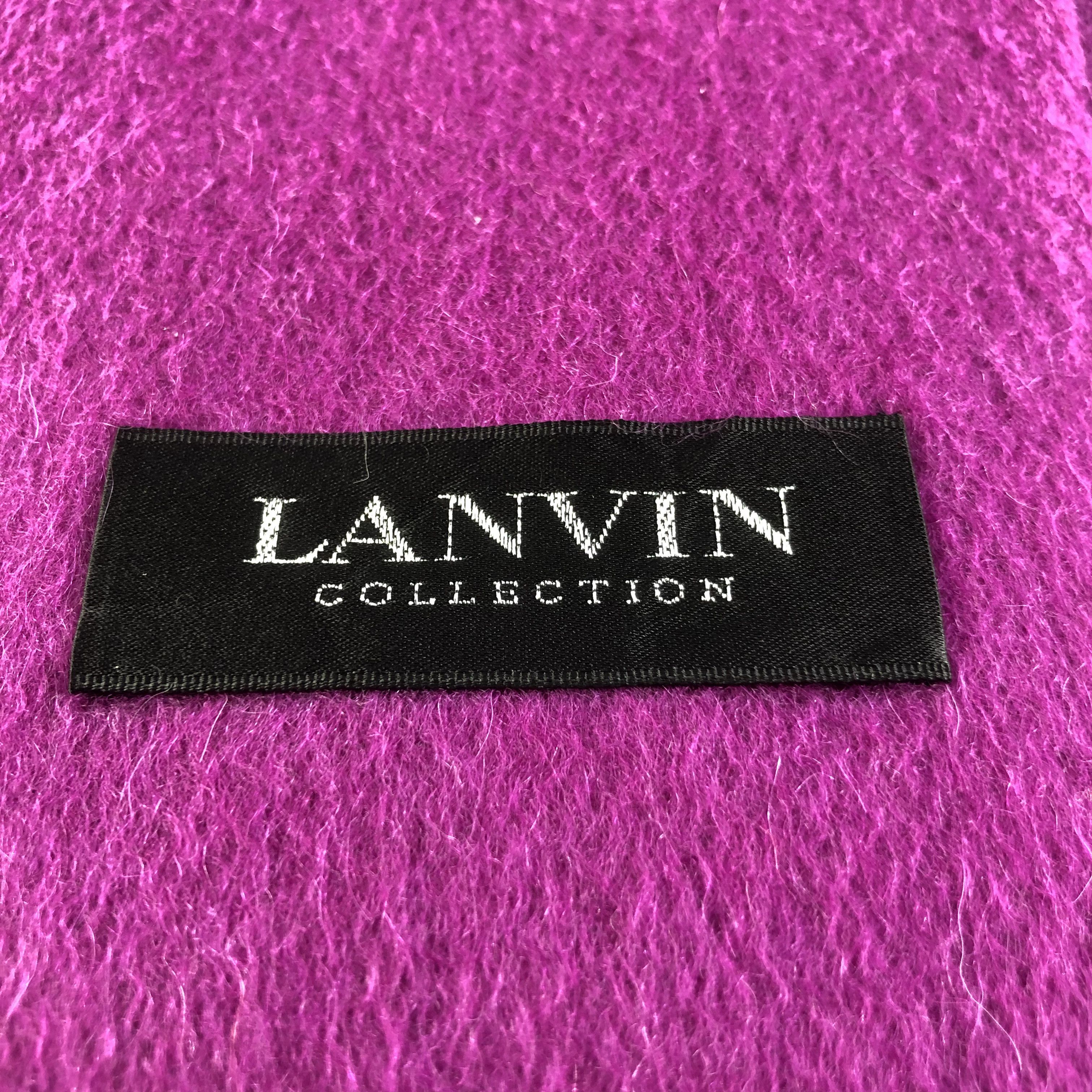 Lanvin Lanvin Vivid Colored Cashmere Scarf Muffler V1632 Size ONE SIZE - 4 Thumbnail