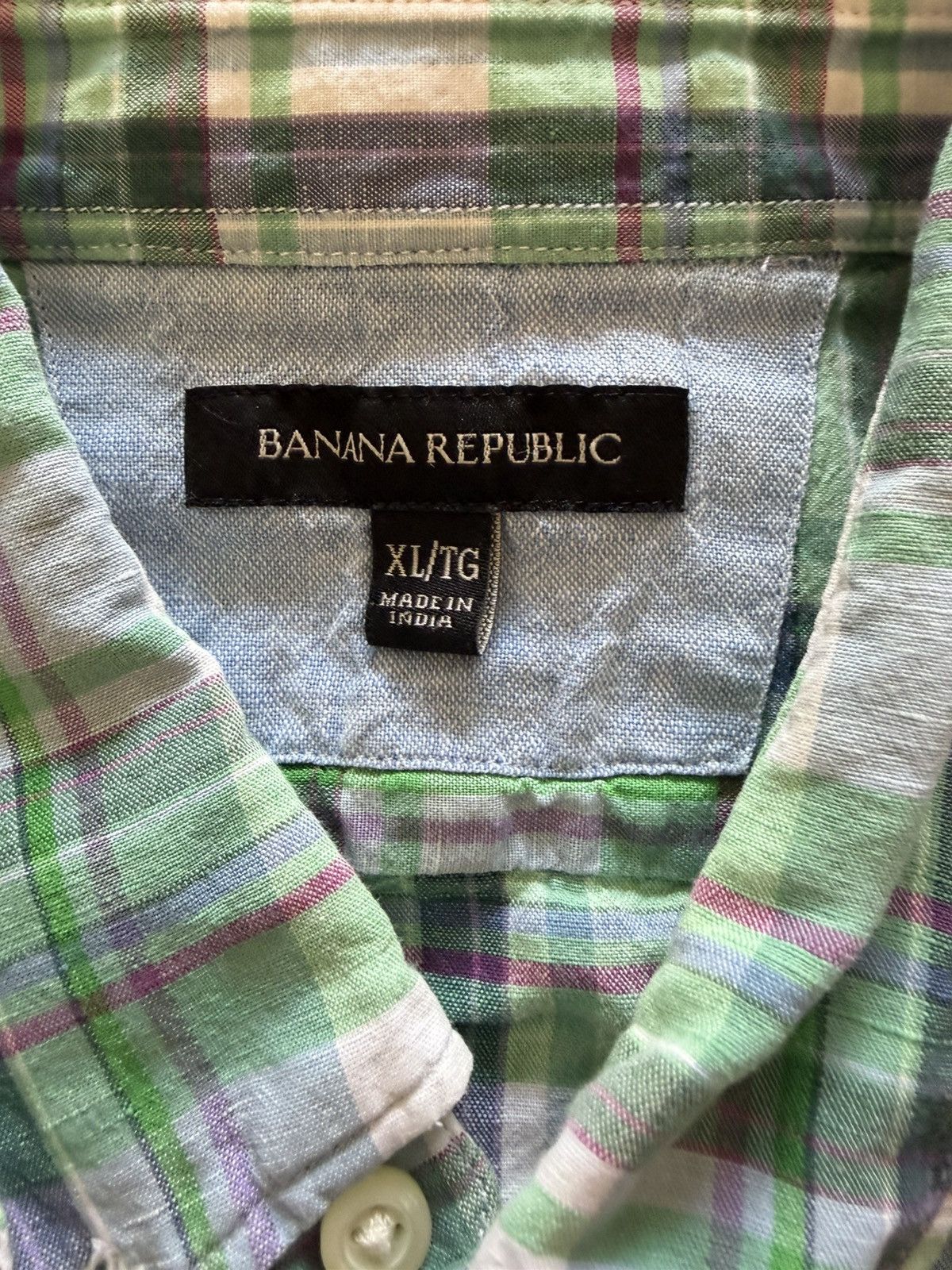 Banana Republic Banana Republic Linen Shirt Size US XL / EU 56 / 4 - 4 Thumbnail
