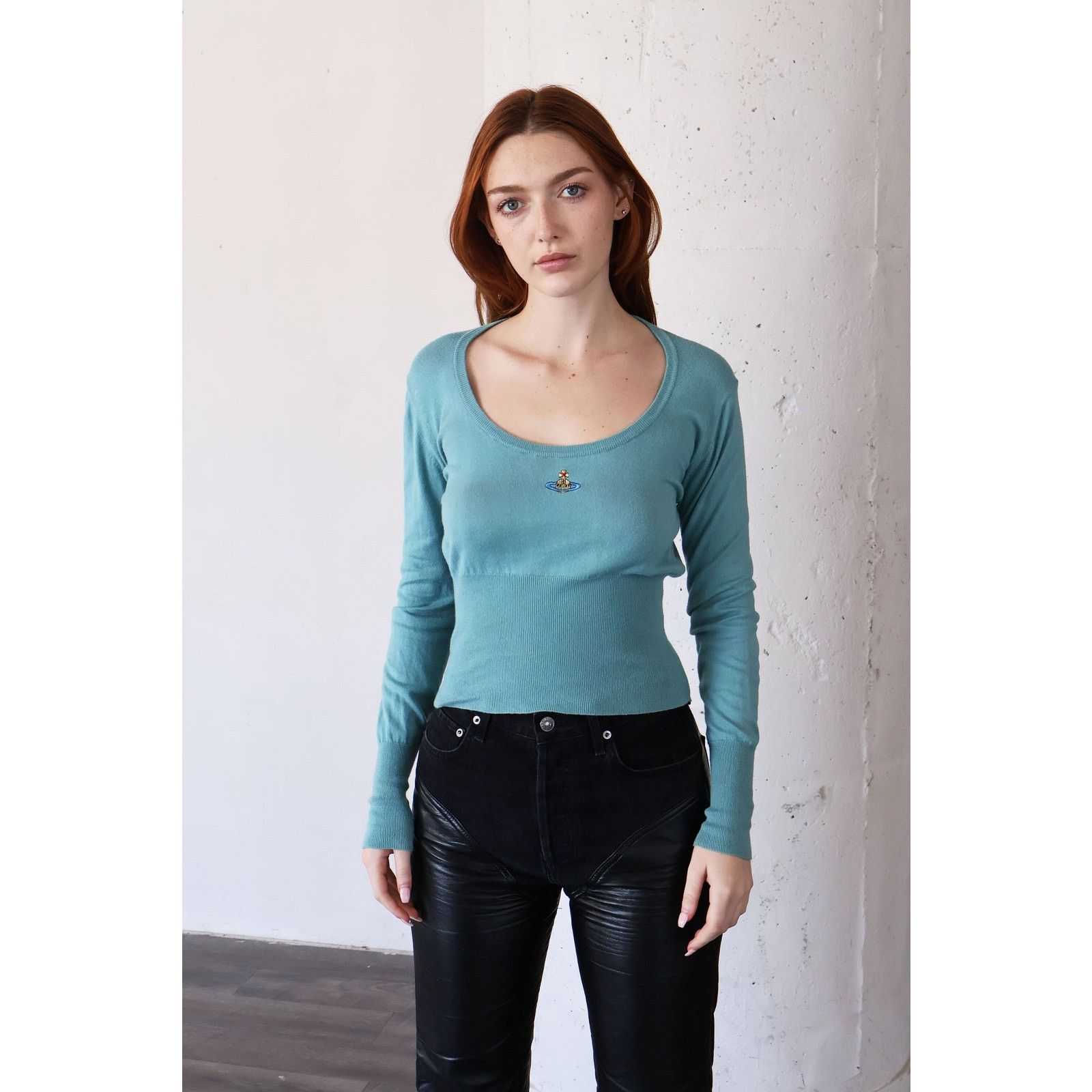 Vivienne Westwood Vintage VIVIENNE WESTWOOD Y2K Blue Orb Top Size S / US 4 / IT 40 - 1 Thumbnail