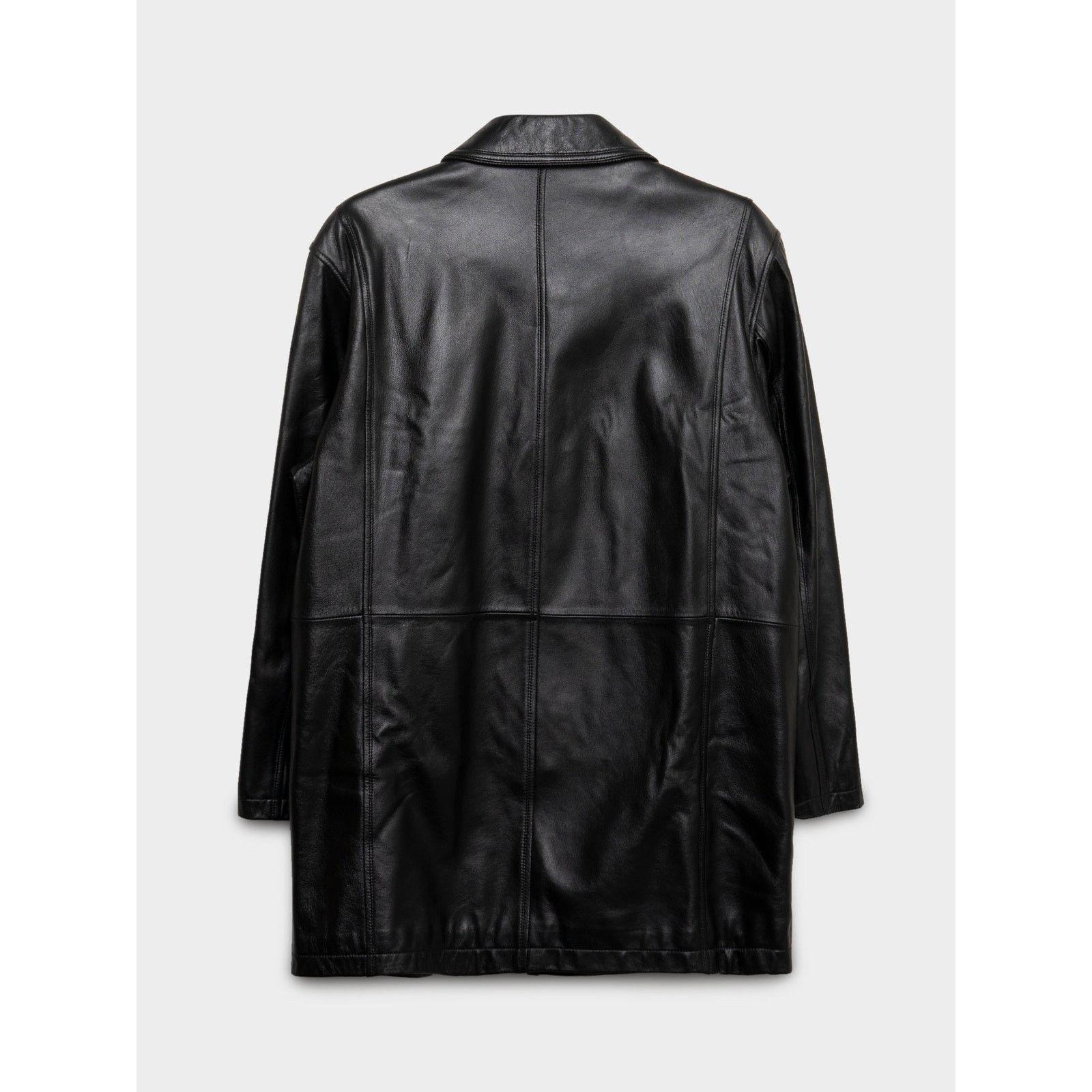 Balmain Leather Lambskin Coat Size US M / EU 48-50 / 2 - 3 Thumbnail