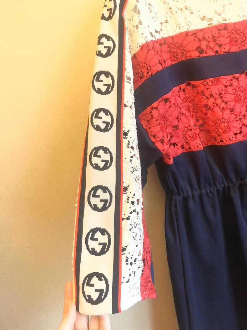Gucci Gucci Striped stitched girl's dress 2503-Nextarrow Size XS / US 0-2 / IT 36-38 - 3 Thumbnail