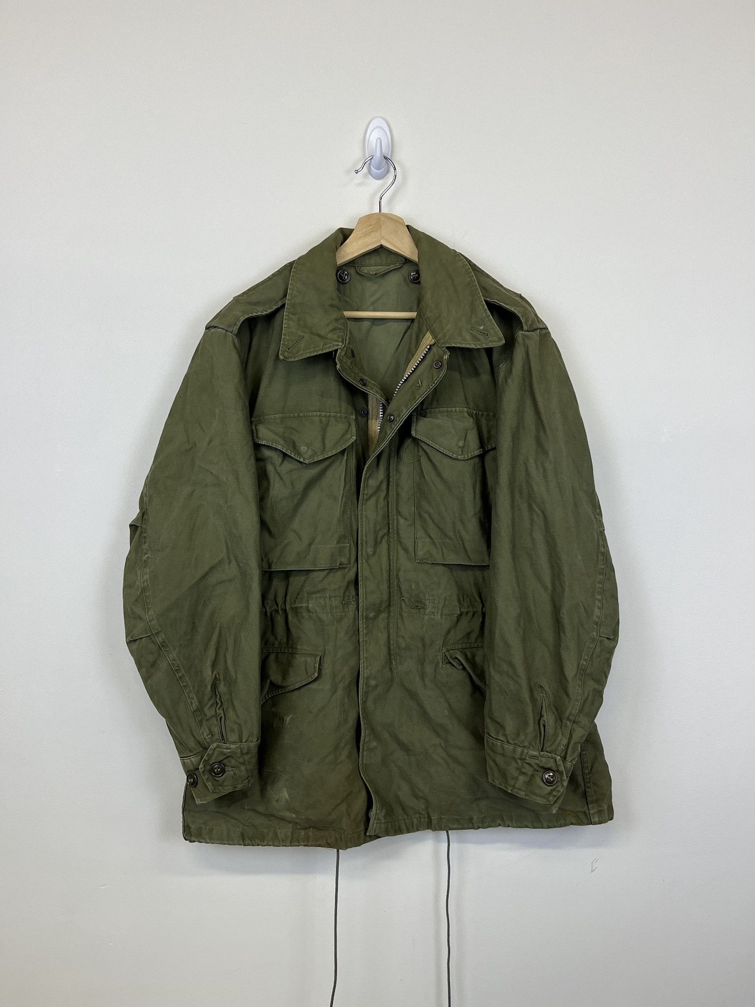Vintage 1940's WW2 USA M-65 Jacket Size US M / EU 48-50 / 2 - 1 Thumbnail