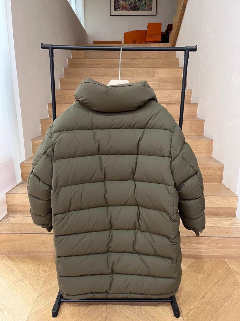 Balenciaga Balenciaga Military Green Down Jacket Long Length Size XXS / US 00 / IT 34 - 2 Thumbnail