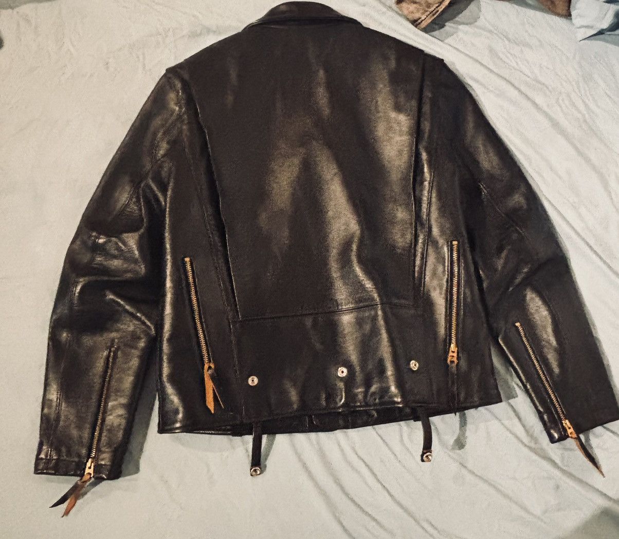 DOUBLE HELIX Double Helix Teacore Horsehide Japanese Leather Jacket Size US L / EU 52-54 / 3 - 2 Thumbnail