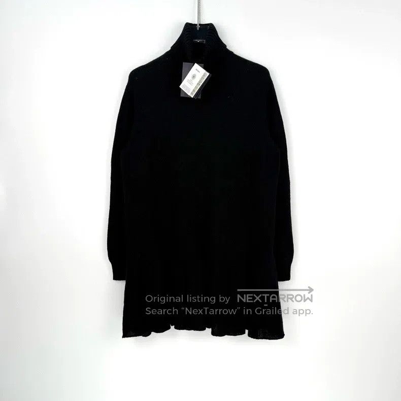 Prada Prada Black triangle high-necked cashmere dress Size S / US 4 / IT 40 - 3 Thumbnail