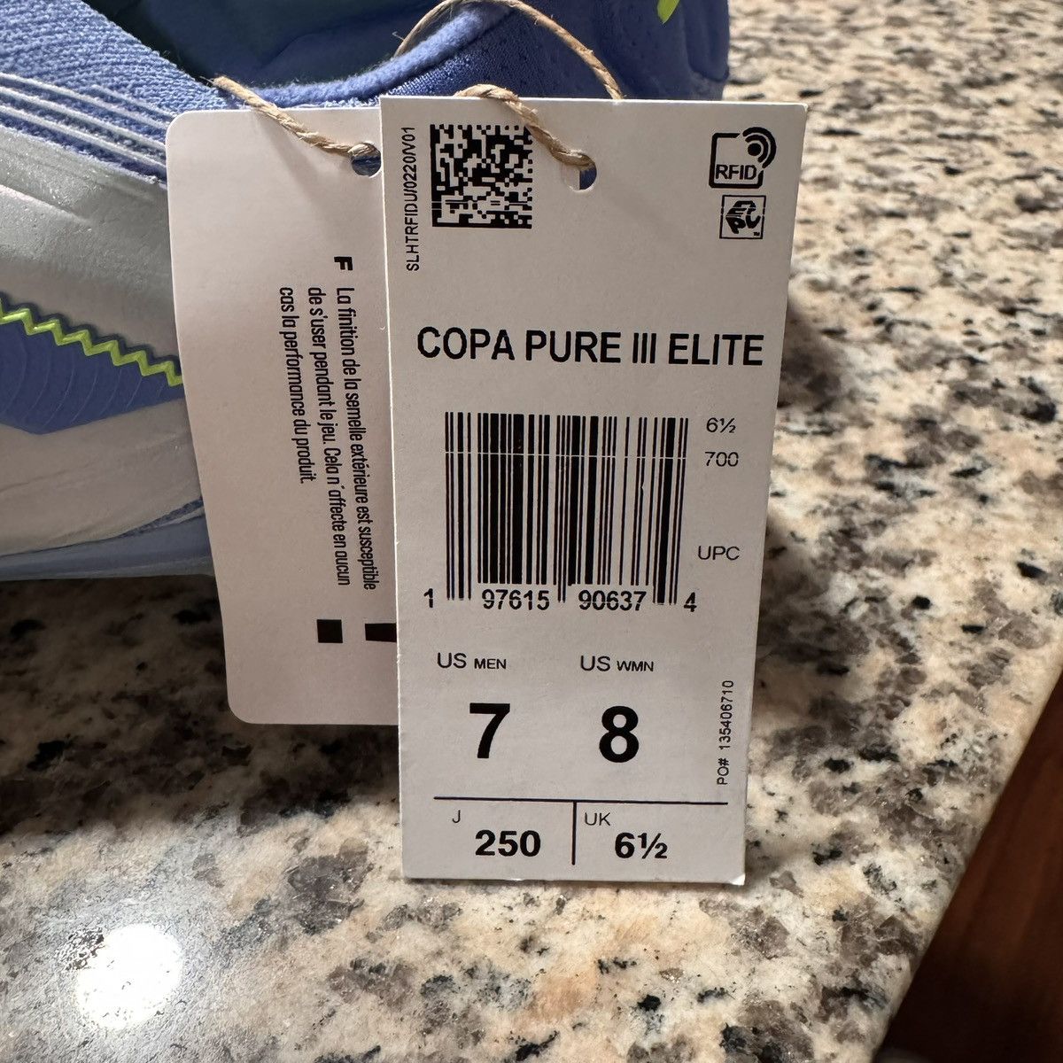 Adidas Men’s Adidas Copa Pure 3 Elite Laceless FG Size US 7 / EU 40 - 5 Thumbnail