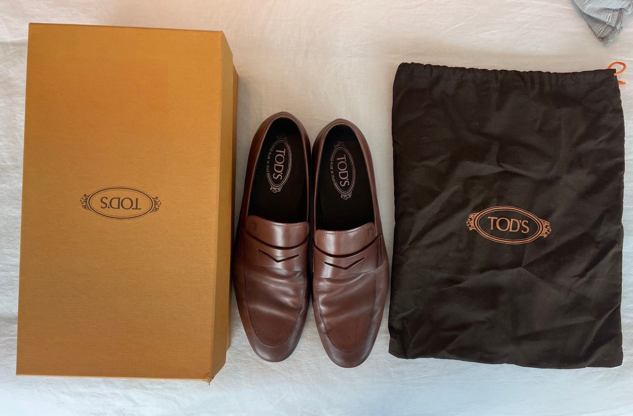 Tod's Tod’s Brown Leather Loafers – US 10.5 Size US 10.5 / EU 43-44 - 6 Thumbnail