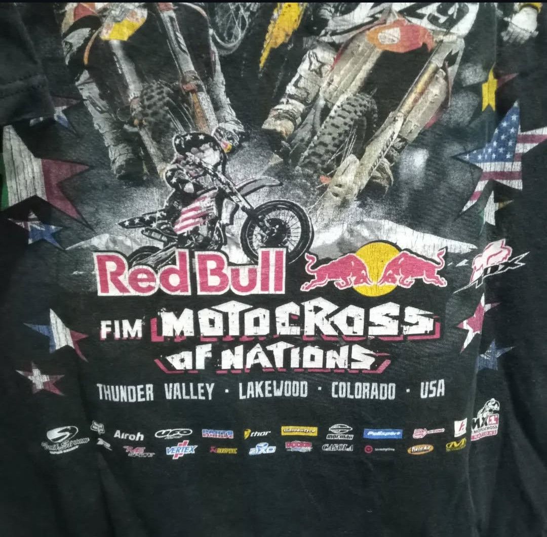 Red Bull TSHIRT : RED BULL MOTOCROSS OF NATION 2010 Size US XL / EU 56 / 4 - 5 Thumbnail