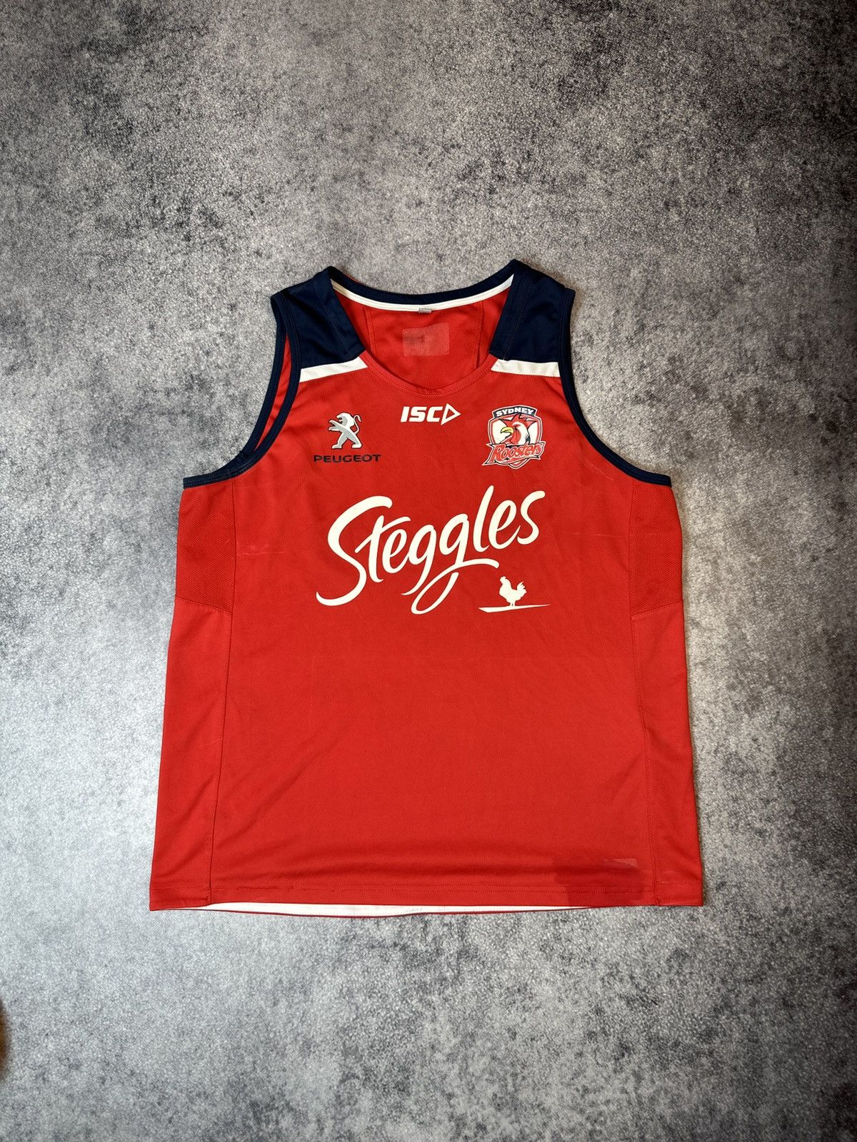 Vintage ISC Sydney Roosters Rugby Jersey Rare Sportswear Tank Top L Size US L / EU 52-54 / 3 - 1 Thumbnail
