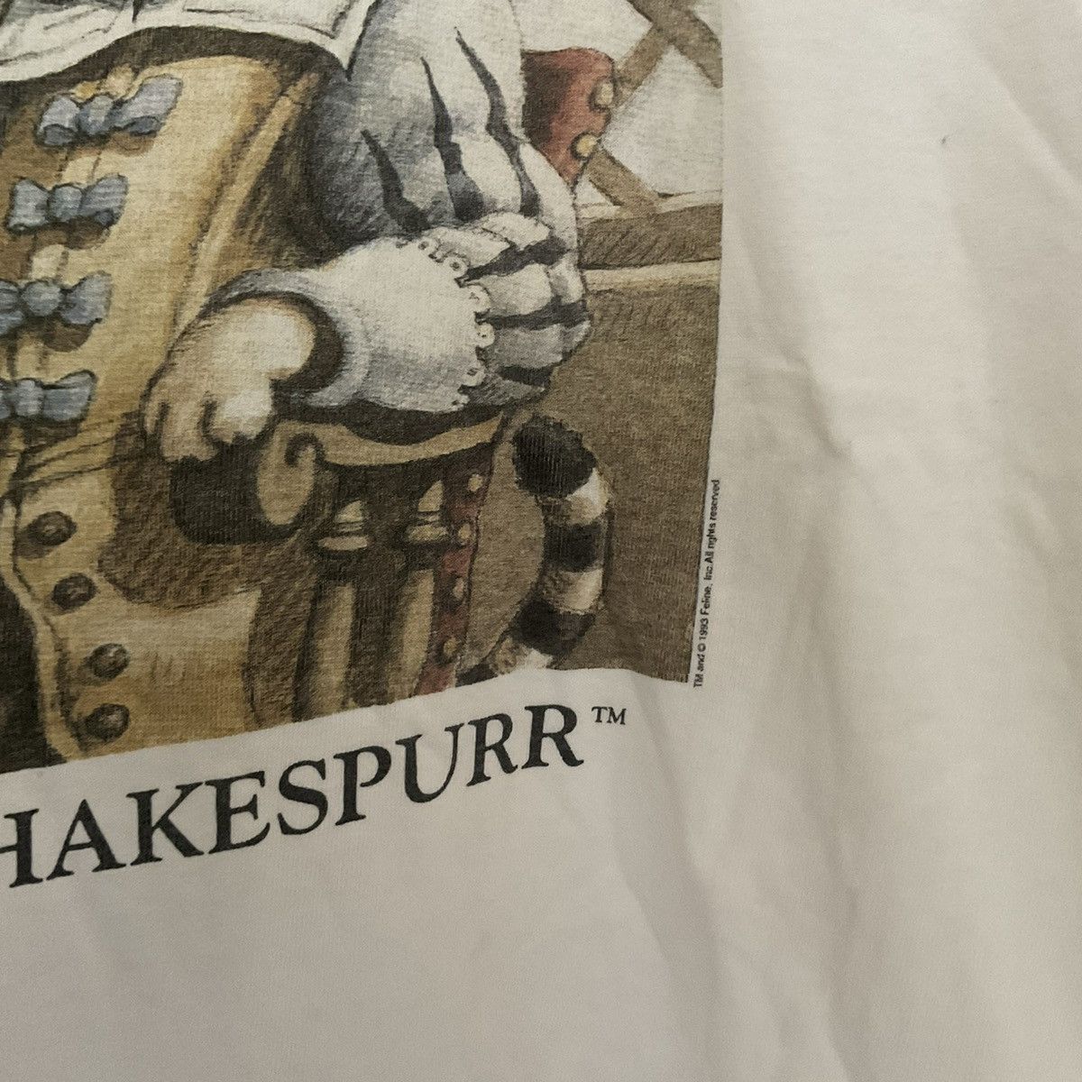 Vintage 1999 Vintage Cat William Shakespurr Tees USA Size US M / EU 48-50 / 2 - 4 Thumbnail