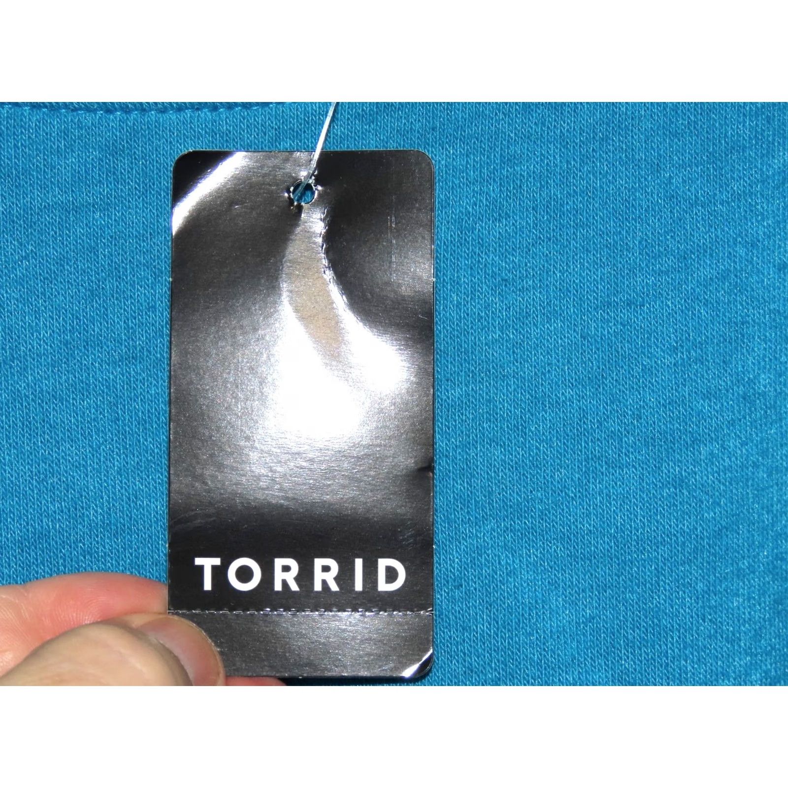 Torrid Torrid Women's Sweatshirt Raglan Blue Fleece Crew Neck 2X 18-20 NWT Pullover Winter Casual Size XXL / US 16-18 / IT 52-54 - 5 Thumbnail