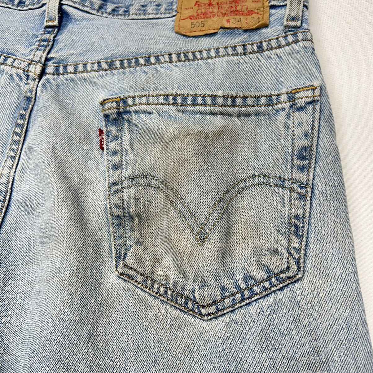 Levi's × Vintage Levis 505 Jeans Blue Straight Regular Fit Denim Y2K Size US 34 / EU 50 - 14 Thumbnail