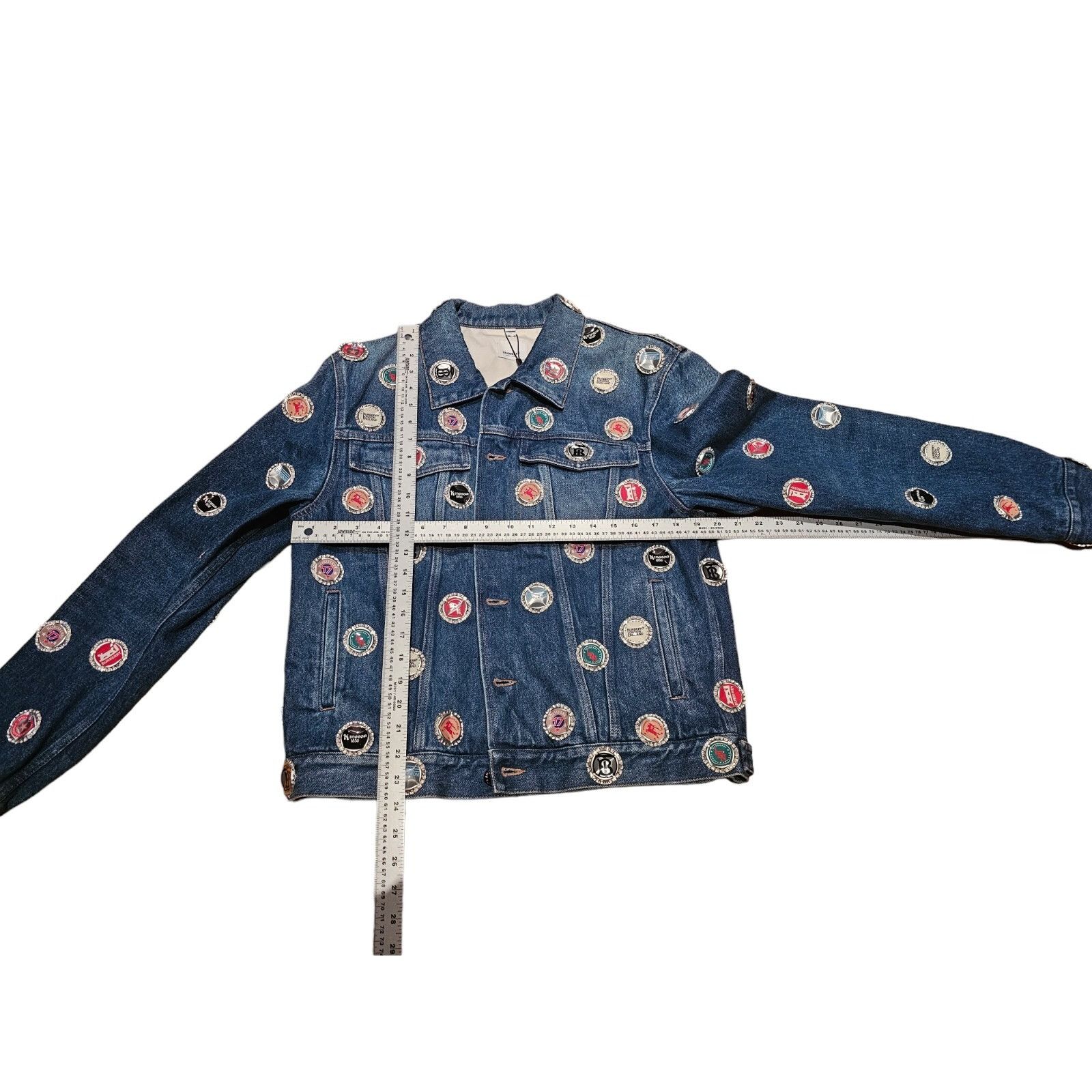 Burberry Bottle Cap Detail Denim Jacket Size US L / EU 52-54 / 3 - 2 Thumbnail
