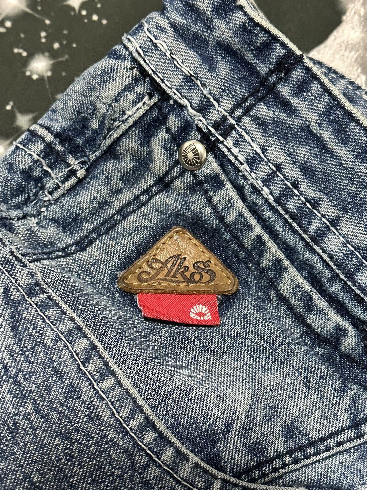 Akademiks Akademiks Embroidered Script Logo Jeans Size US 34 / EU 50 - 11 Thumbnail