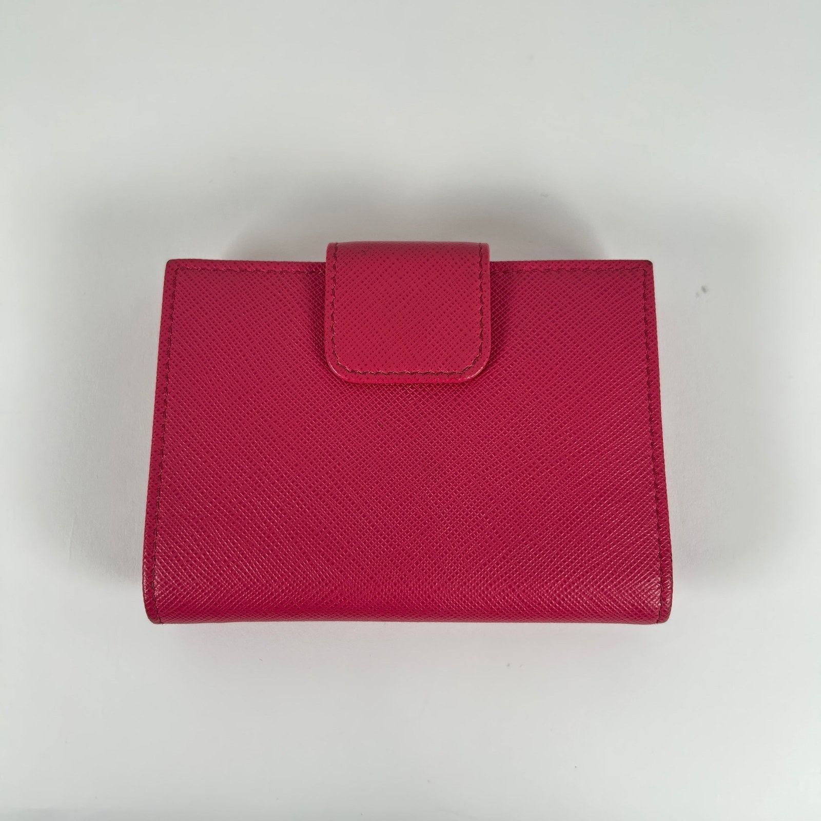 Prada Prada Small Saffiano Pink Wallet Size ONE SIZE - 5 Thumbnail