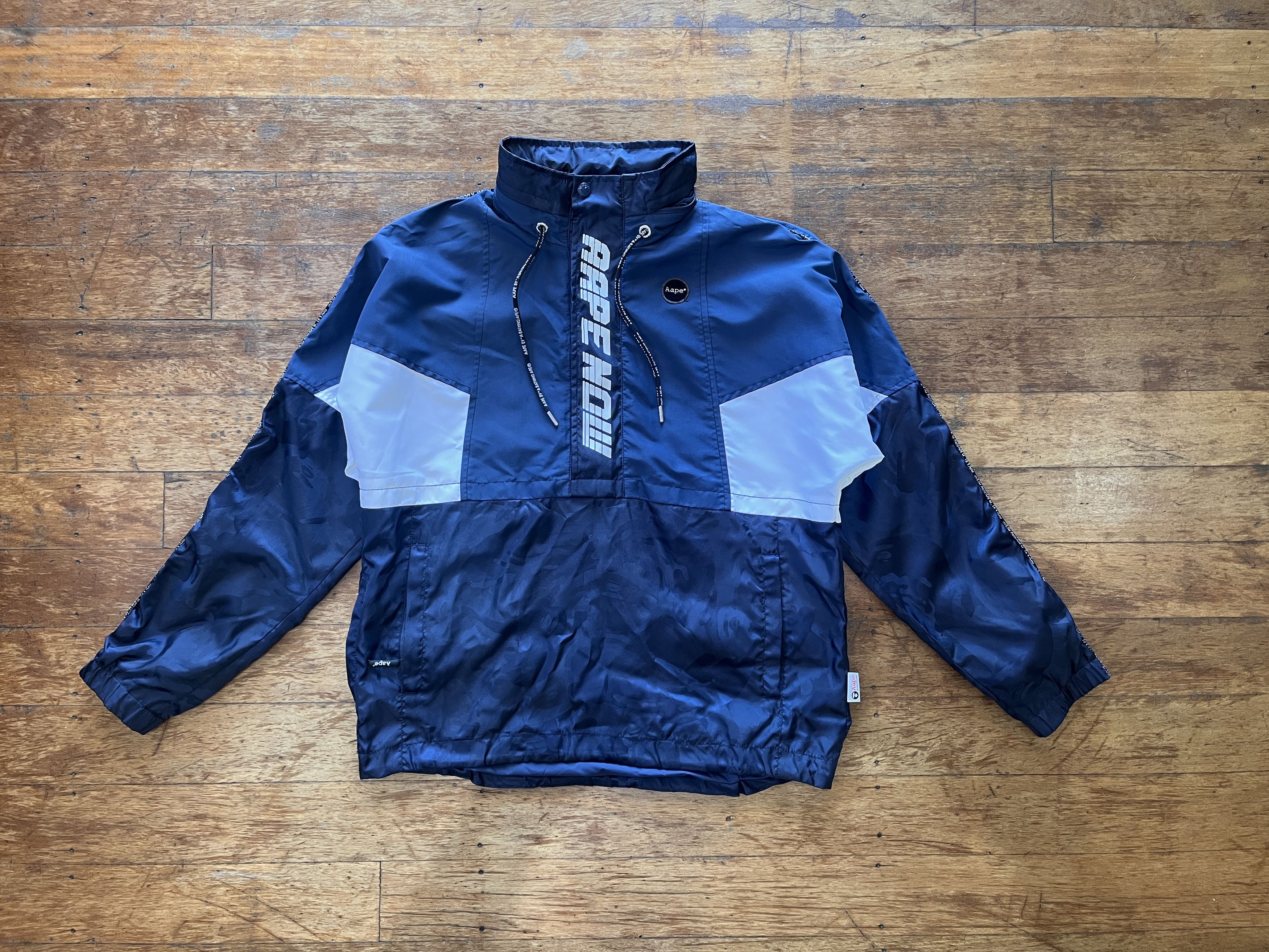 Aape Rare 2017 AApe Now Windbreaker Jacket Navy Size US M / EU 48-50 / 2 - 4 Thumbnail