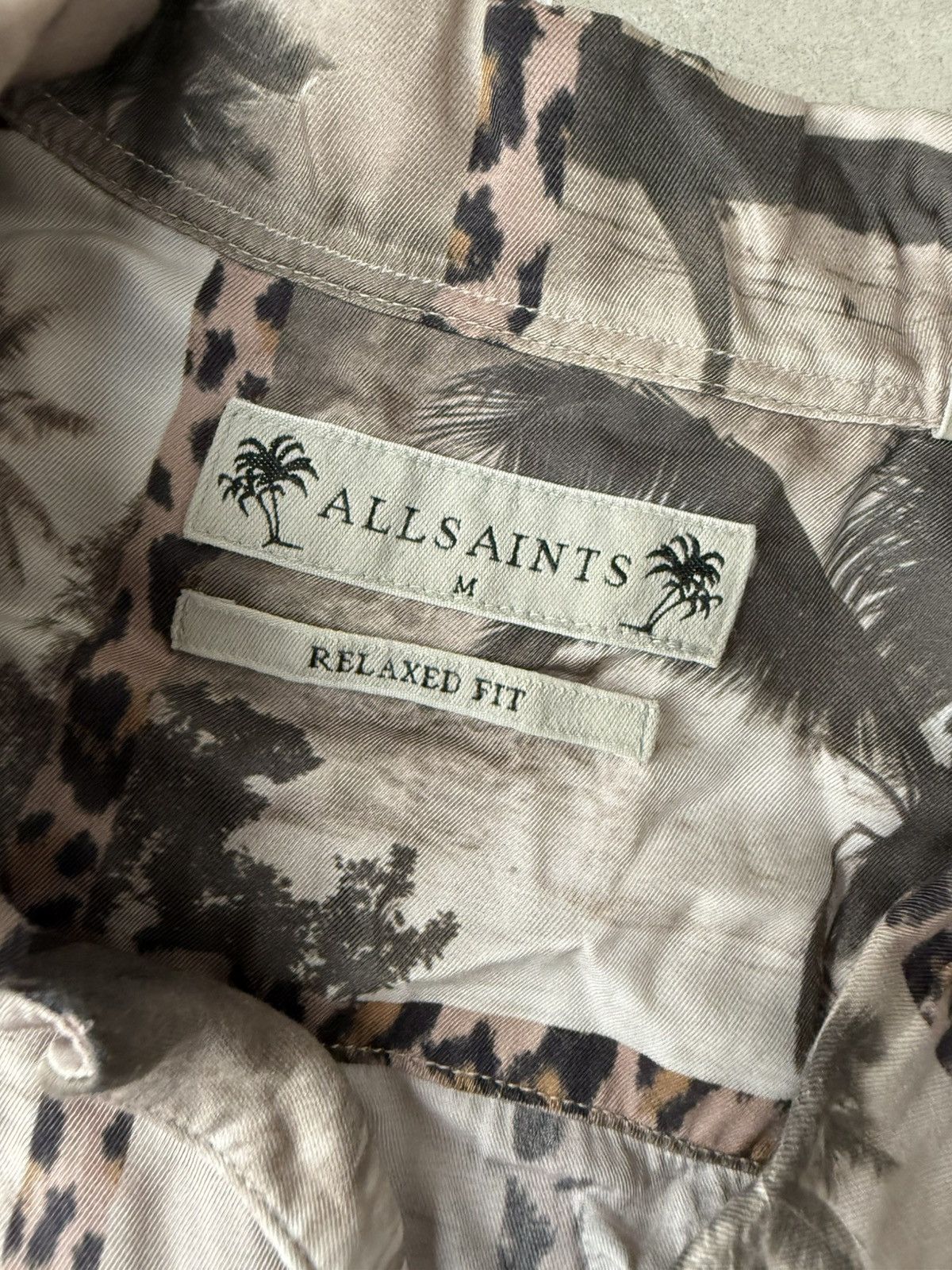 Allsaints Vintage Allsaints Hawaiian shirt Art Hype Size M Size US M / EU 48-50 / 2 - 3 Thumbnail