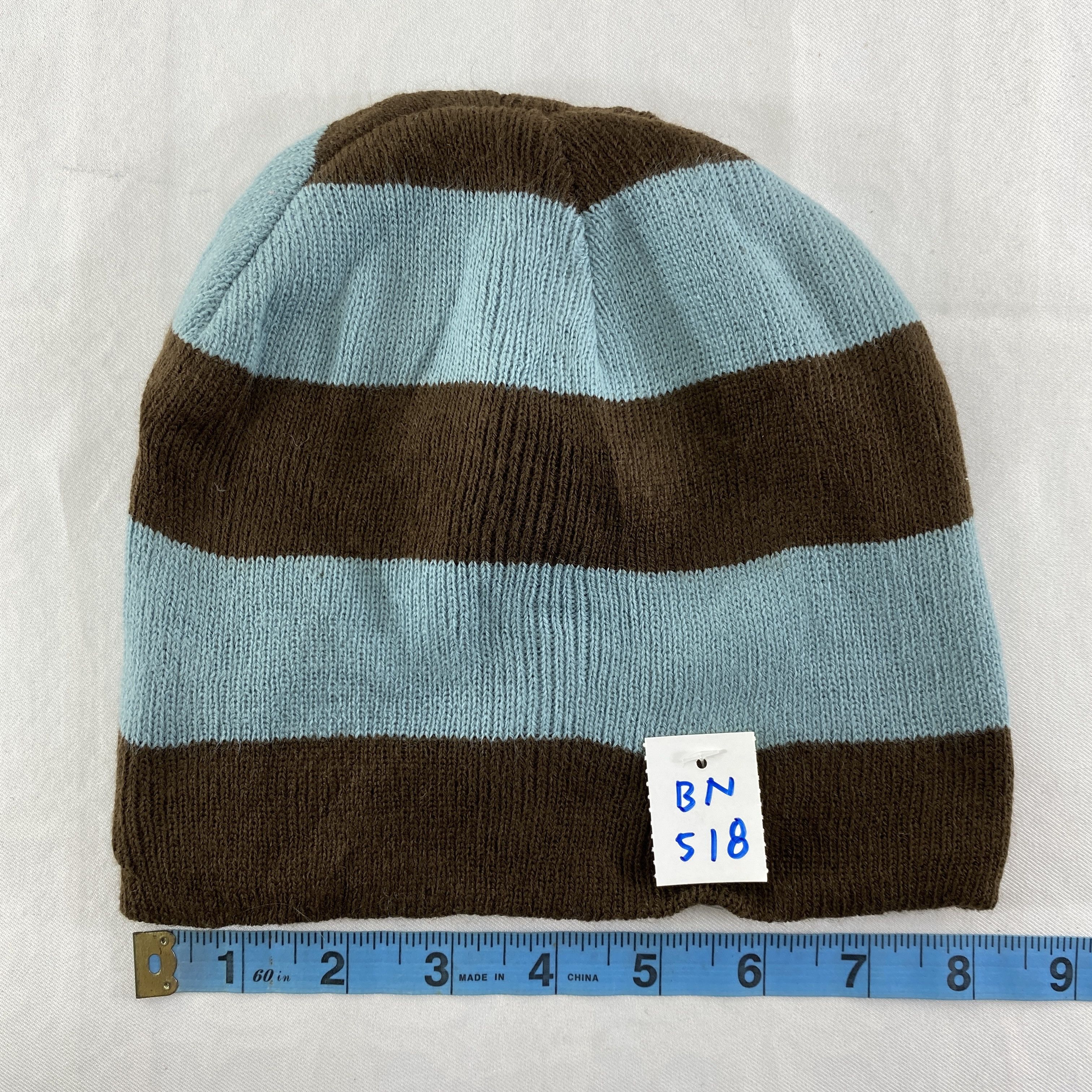 Japanese Brand Stripes Design Snow Cap Hat Beanie -BN518 Size ONE SIZE - 4 Thumbnail