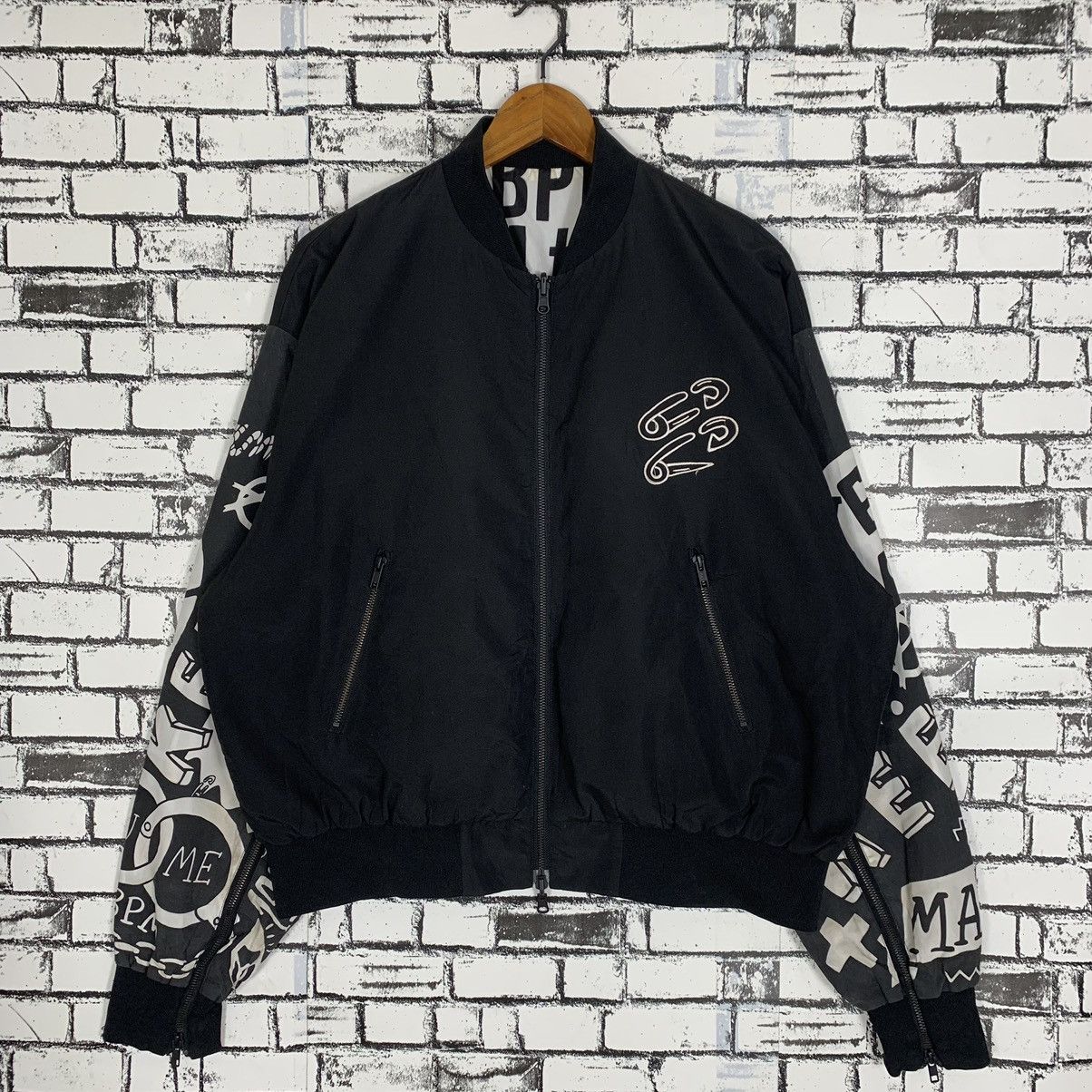 Broken Planet × Japanese Brand Broken Planet Market(BPM) Design Punk Bomber Jacket Size US S / EU 44-46 / 1 - 1 Thumbnail