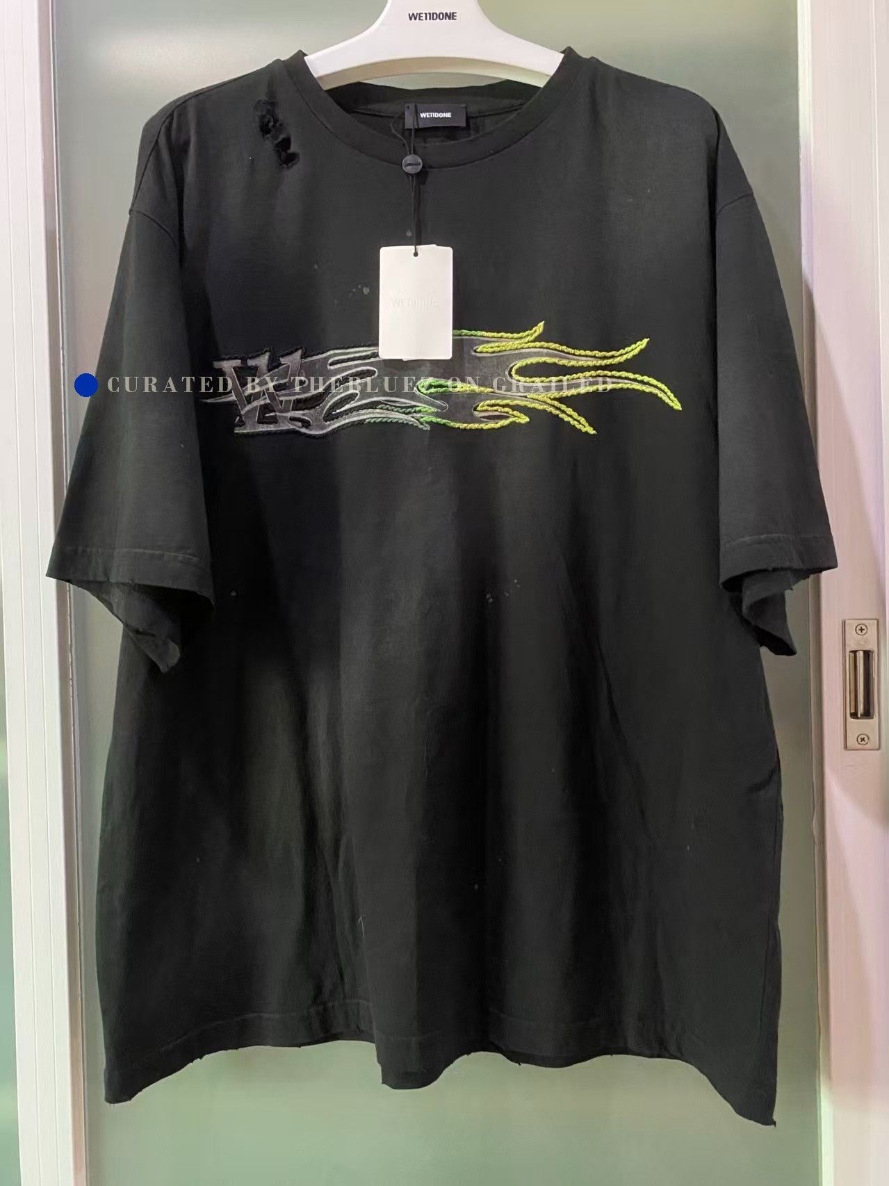 WE11DONE we11done Washed Crew Neck T-Shirt Size US XL / EU 56 / 4 - 1 Thumbnail