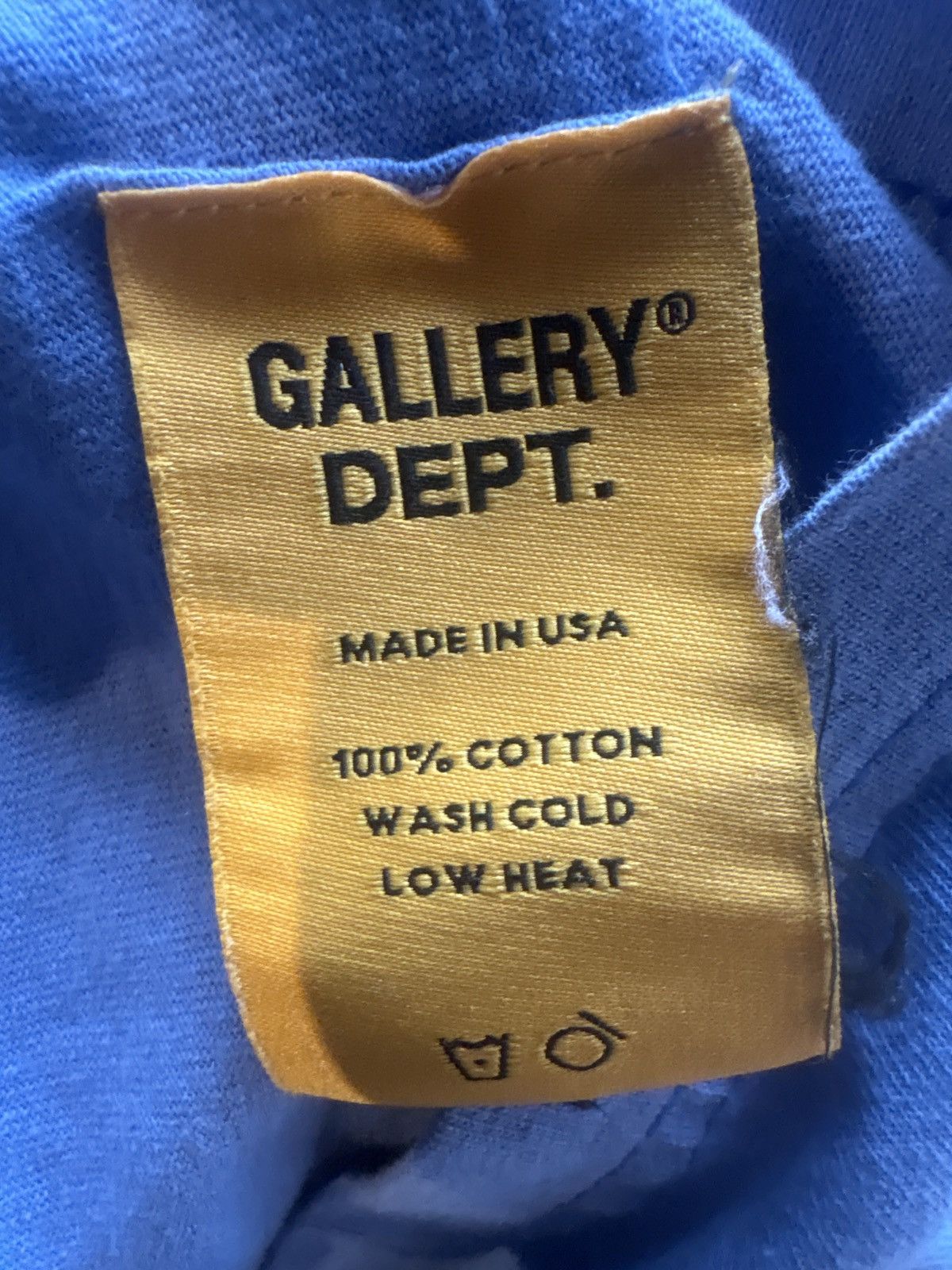 Gallery Dept. Gallery Dept Blue/Orange Logo Tees Size US XXL / EU 58 / 5 - 6 Thumbnail