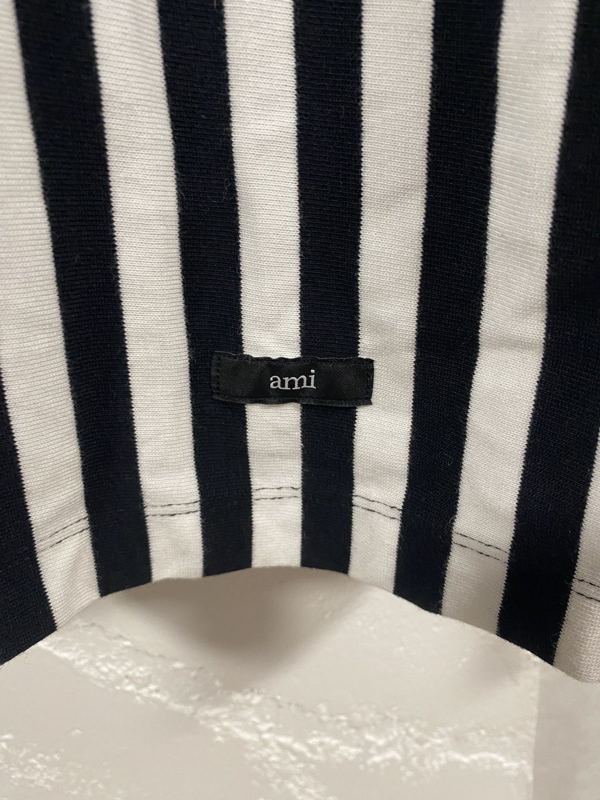 AMI Ami by Alexandre Mattiussi Stripped Long Sleeve Size US S / EU 44-46 / 1 - 3 Thumbnail