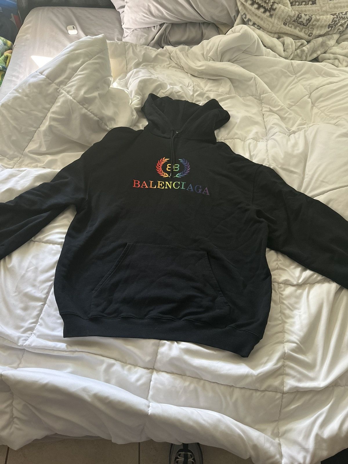 image of Balenciaga Hoodie in Black, Men's (Size XL)