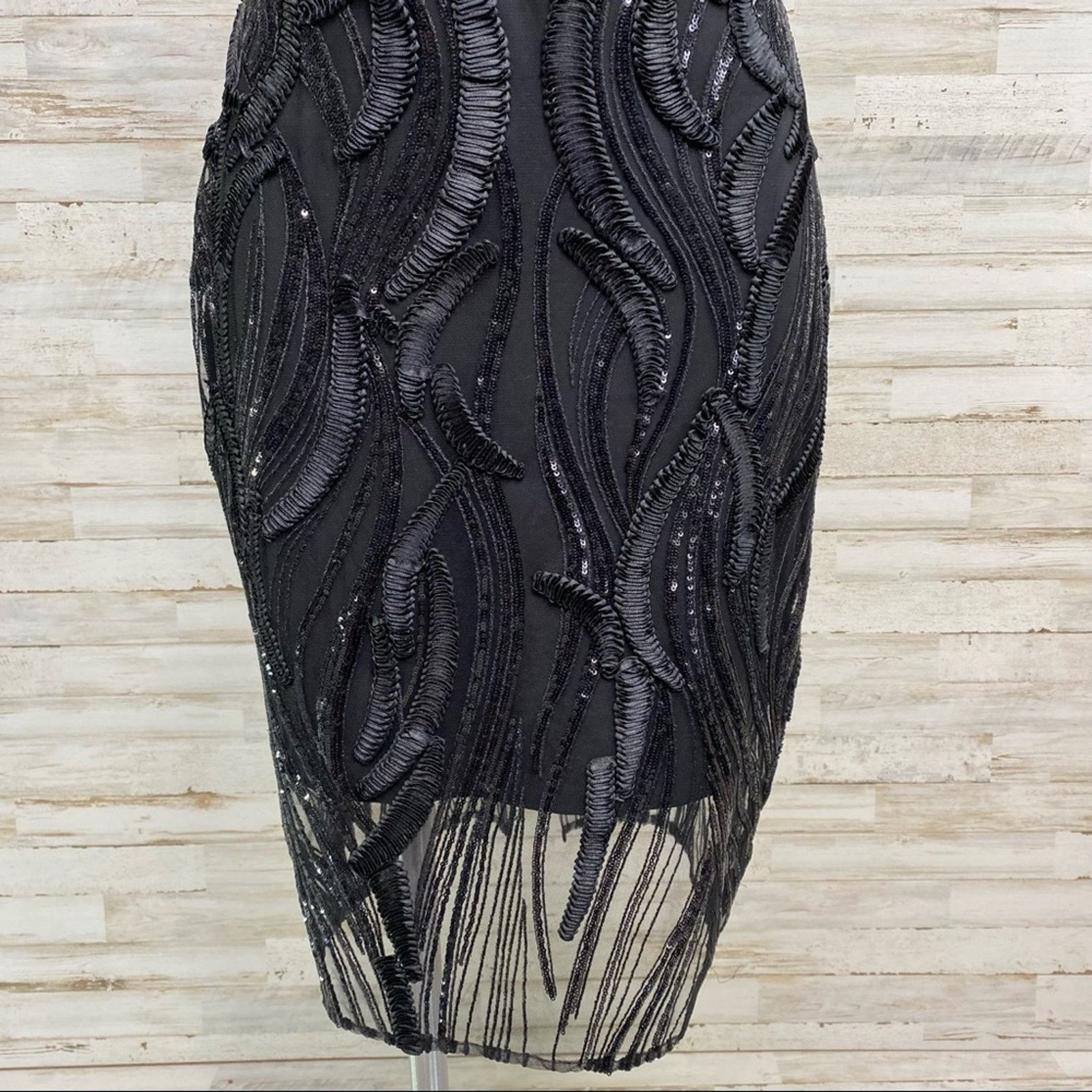 Marchesa Marchesa Notte Runway Collection Sequin Mesh Dress Size 4 Size S / US 4 / IT 40 - 6 Thumbnail