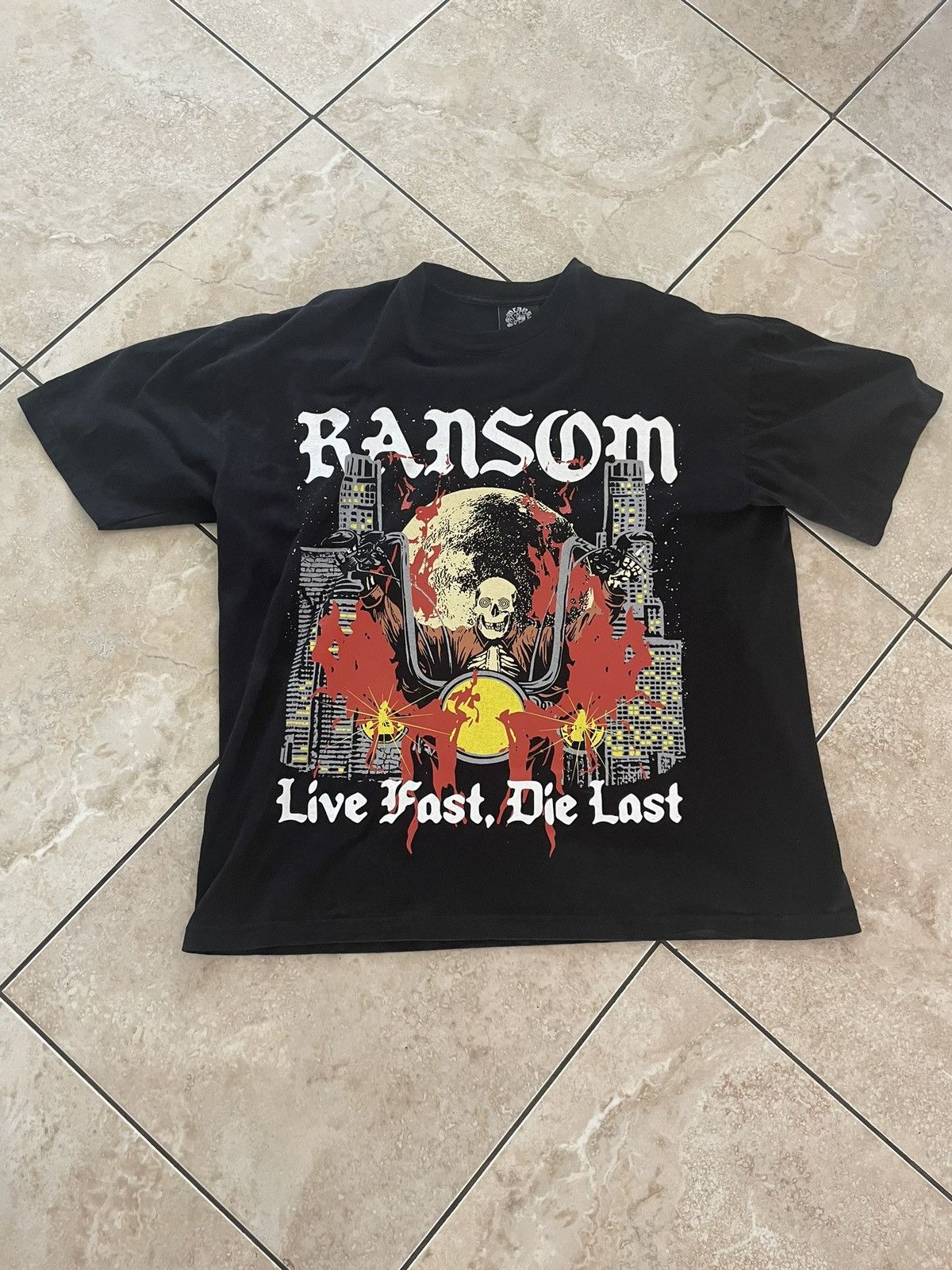 Ransom Clothing Ransom Live Fast, Die Last Shirt Size US XL / EU 56 / 4 - 1 Thumbnail