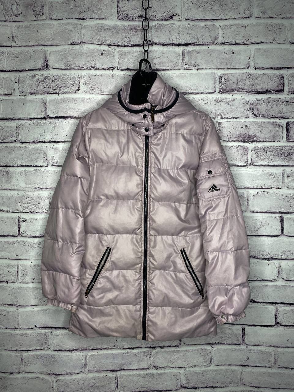 Adidas Womens Vintage Adidas Puffer Jacket STREETWEAR Size M / US 6-8 / IT 42-44 - 1 Thumbnail