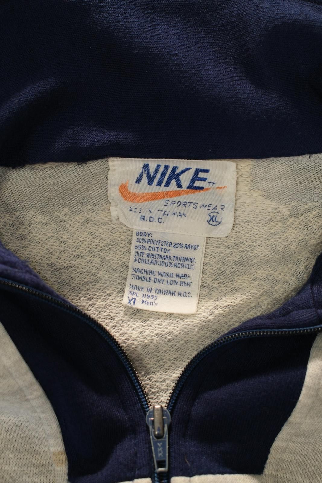 Nike 80's Nike Full Zip Track Sweater Size US L / EU 52-54 / 3 - 10 Thumbnail