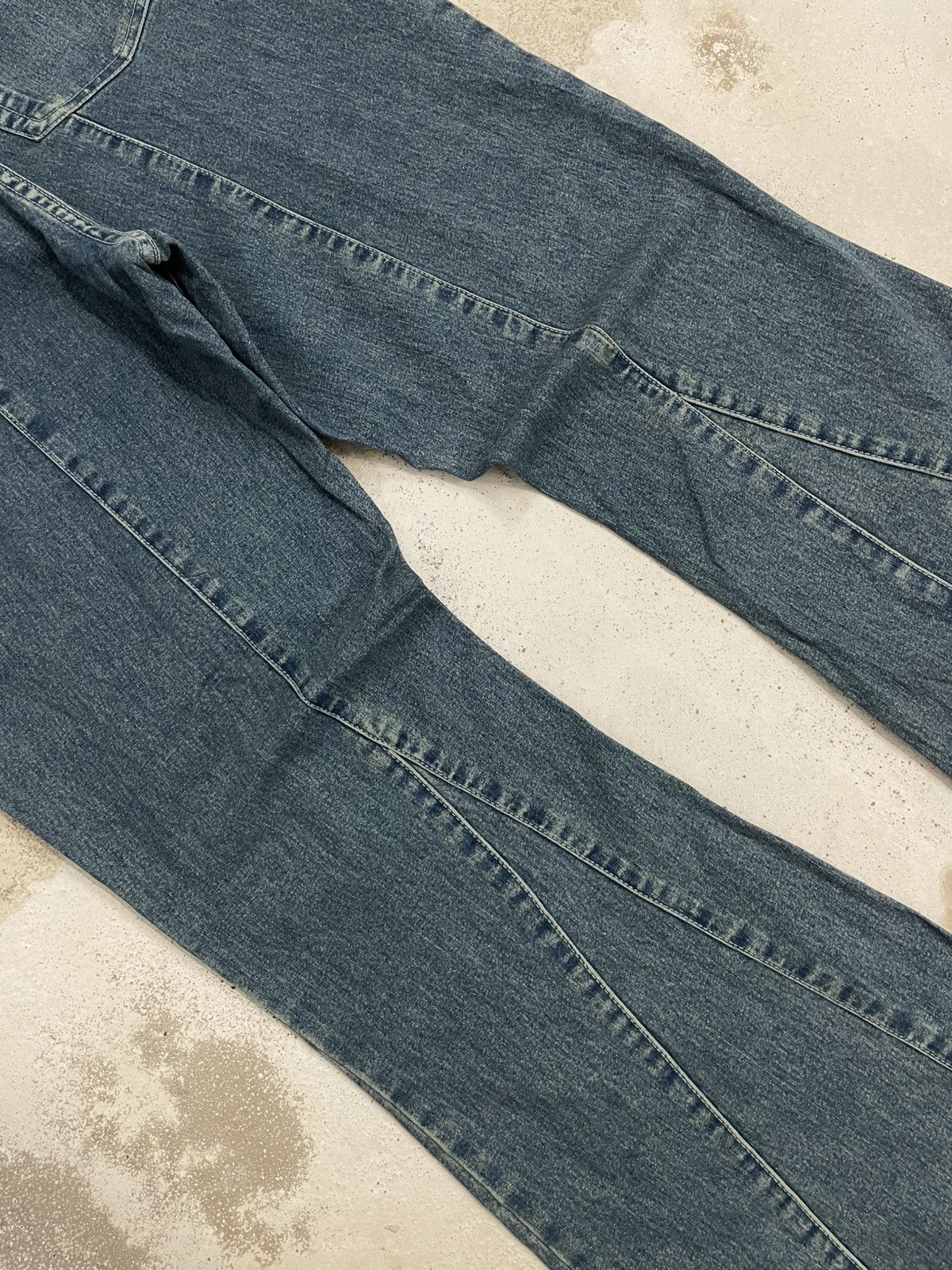 Japanese Brand Heyboo Tornado Mart Style Laces Flare Bow Denim Size US 32 / EU 48 - 12 Thumbnail