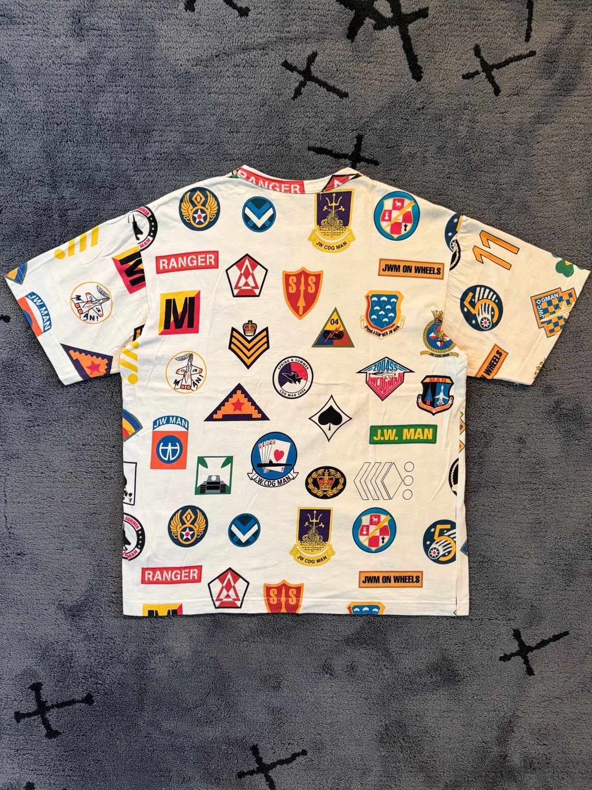 Junya Watanabe 2003 Junya Watanabe CDG Emblem Tee Size US M / EU 48-50 / 2 - 3 Thumbnail
