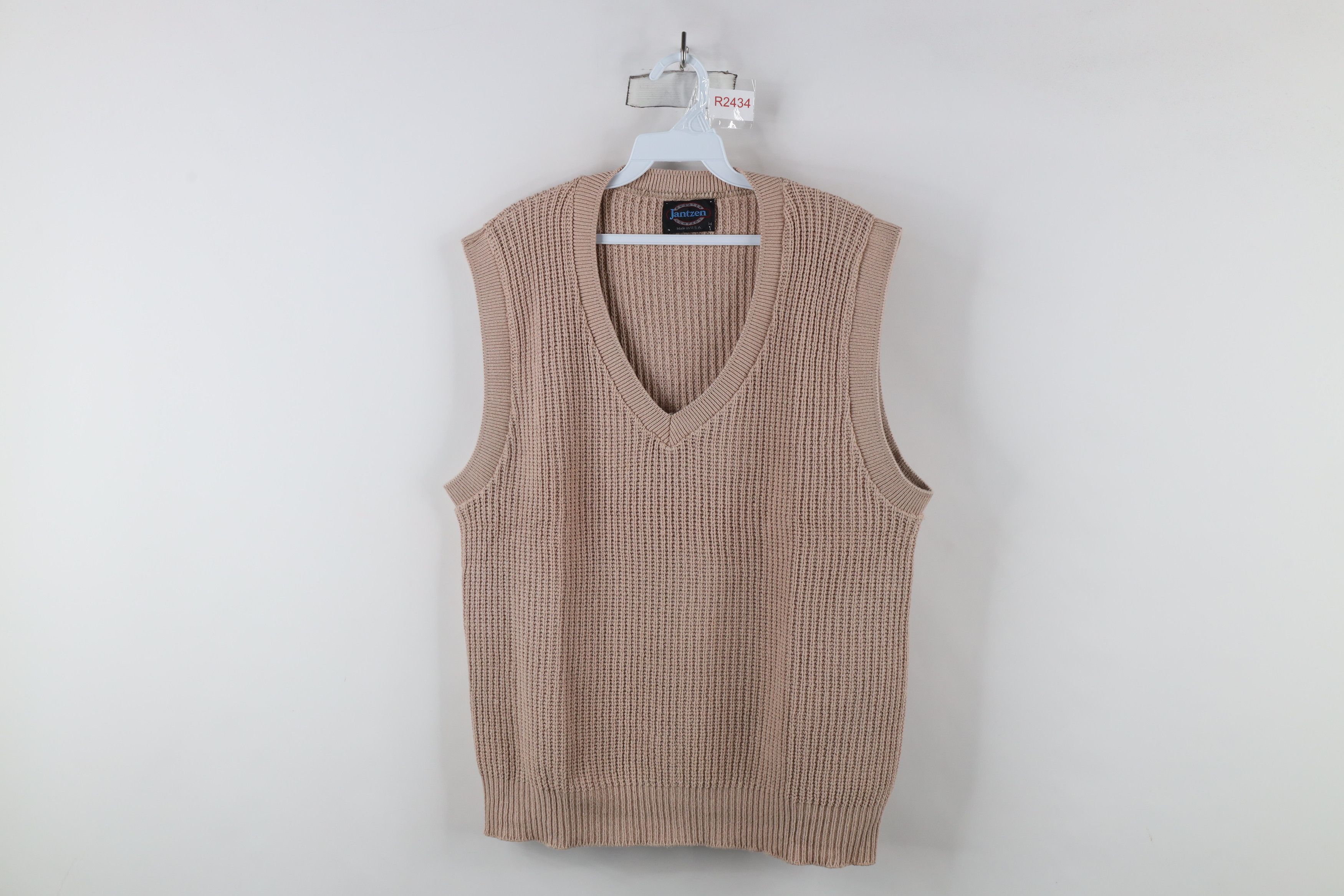 Vintage Vintage 70s Streetwear Cotton Ribbed Knit Sweater Vest USA Size US M / EU 48-50 / 2 - 1 Thumbnail