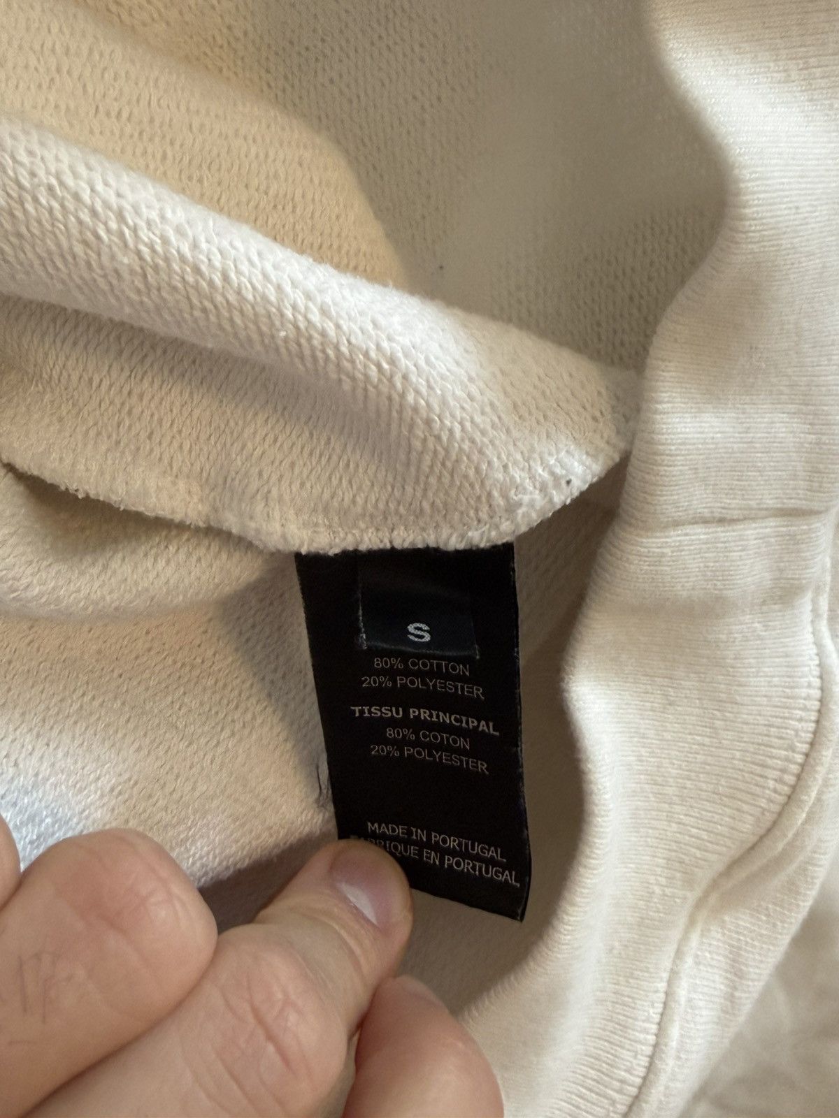 Vetements Vetements Shipping Label Hoodie (White) Size US S / EU 44-46 / 1 - 5 Thumbnail