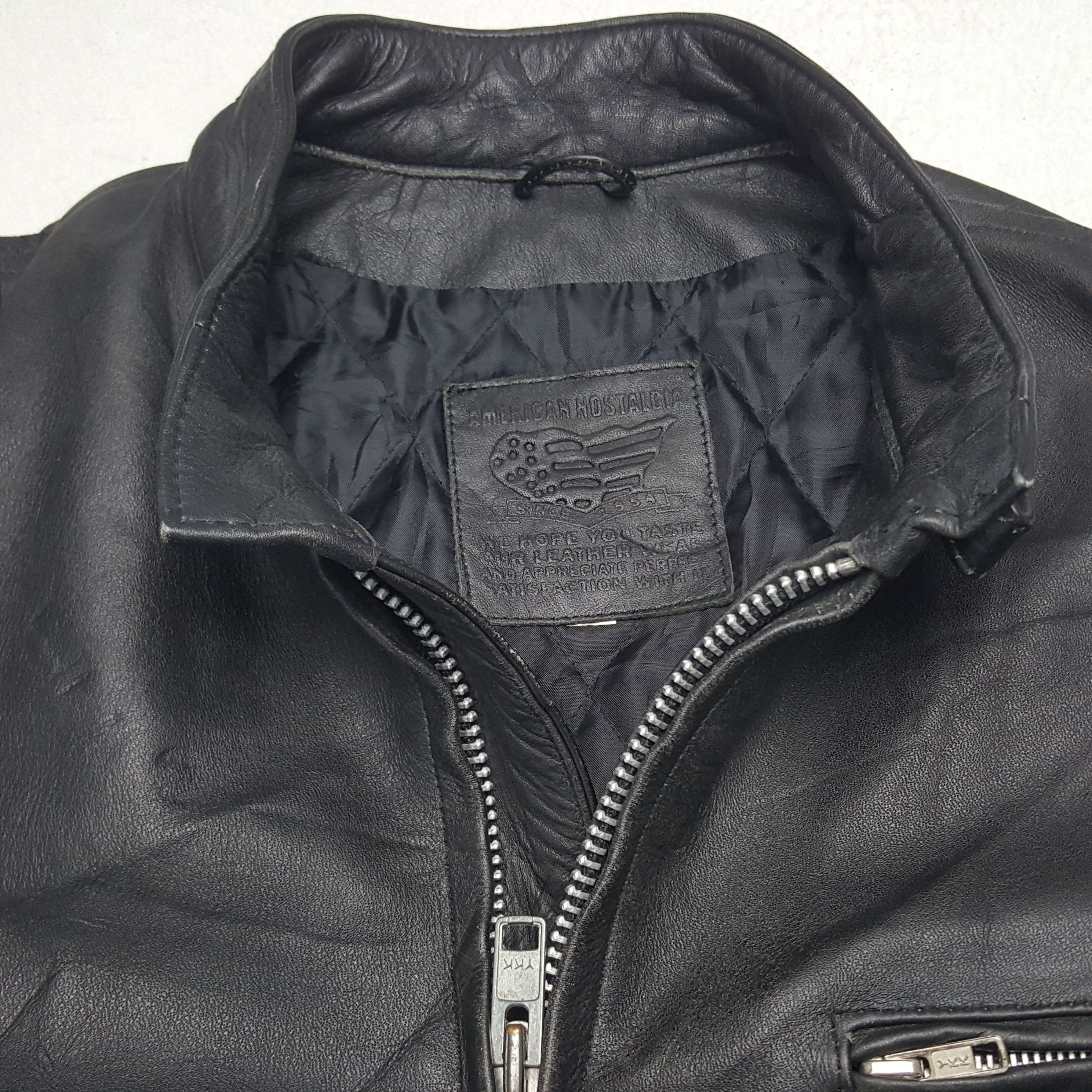 If Six Was Nine Vintage American Hostalgia Custom Skeleton Leather Jacket Size US L / EU 52-54 / 3 - 4 Thumbnail