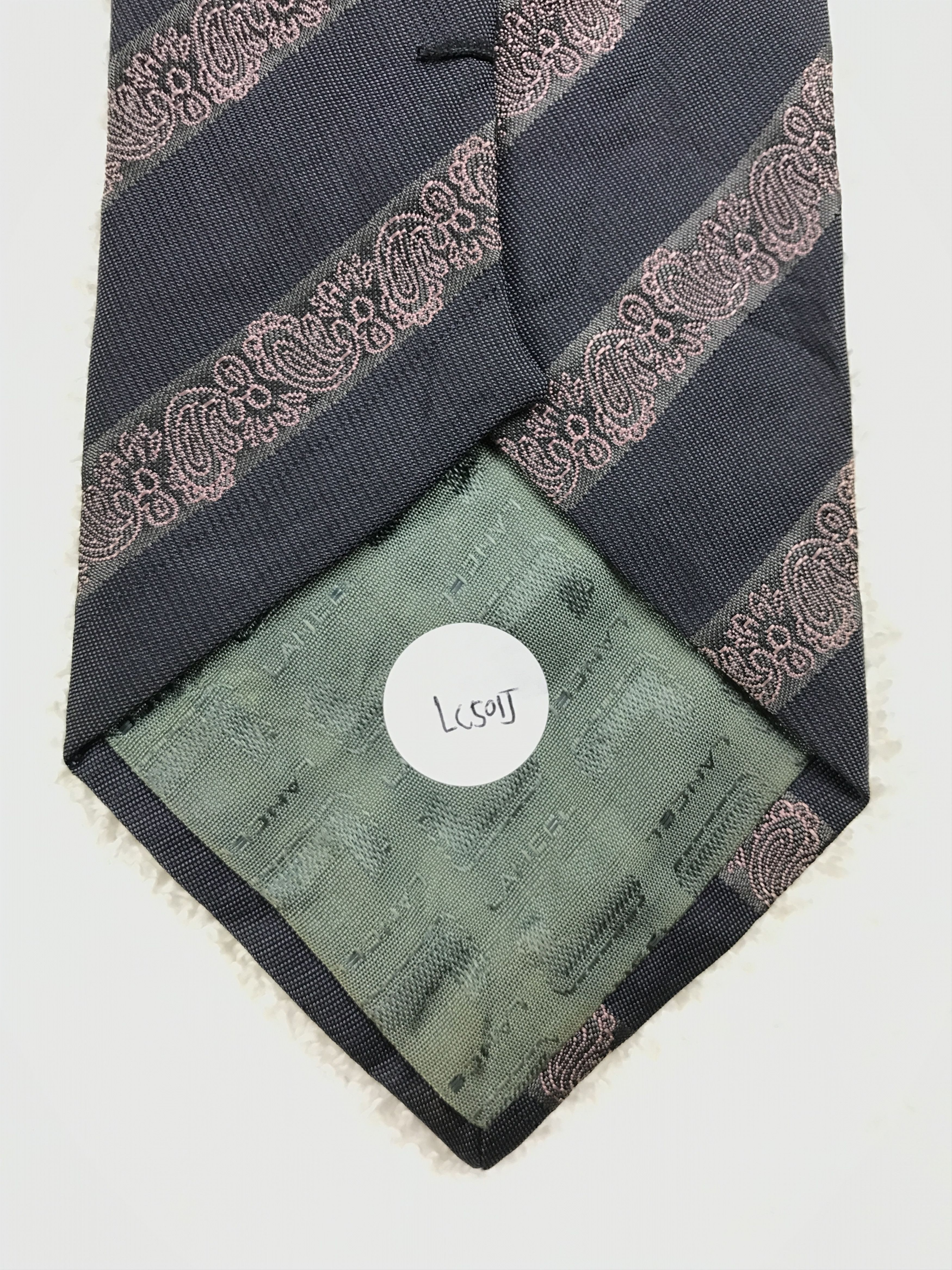 Designer × Lancel × Vintage Vintage Lancel Silk Necktie Size ONE SIZE - 7 Thumbnail