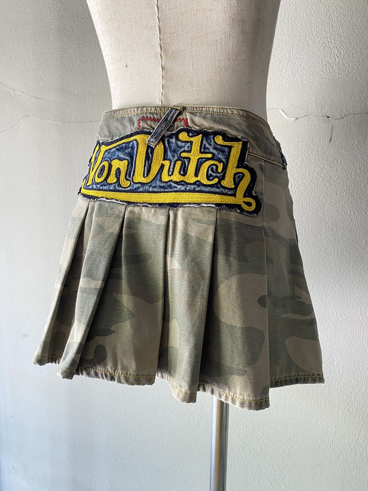 Von Dutch Von Dutch Y2K Denim Mini Skirt Size 31" - 16 Thumbnail