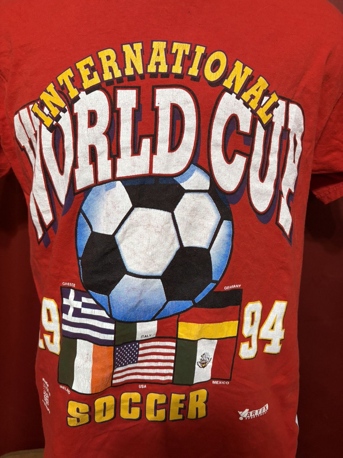 Vintage Vintage World Cup Soccer Tshirt 90’s Fifa Football Grail Size US L / EU 52-54 / 3 - 2 Thumbnail