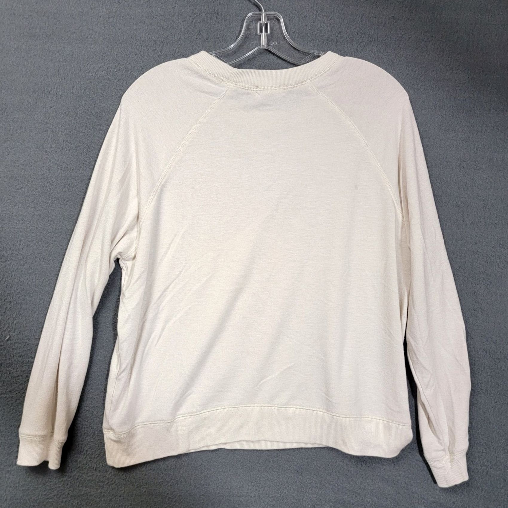 Vintage Altered State Top T Shirt Womens XS Retro Look Made In USA OREGON long sleeve Ivory Crew Neck Size XS / US 0-2 / IT 36-38 - 5 Thumbnail