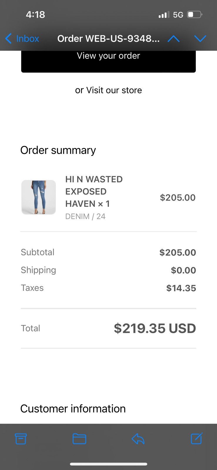 Ksubi Ksubi Skinny Jeans Size 25" / US 0 / IT 36 - 5 Thumbnail