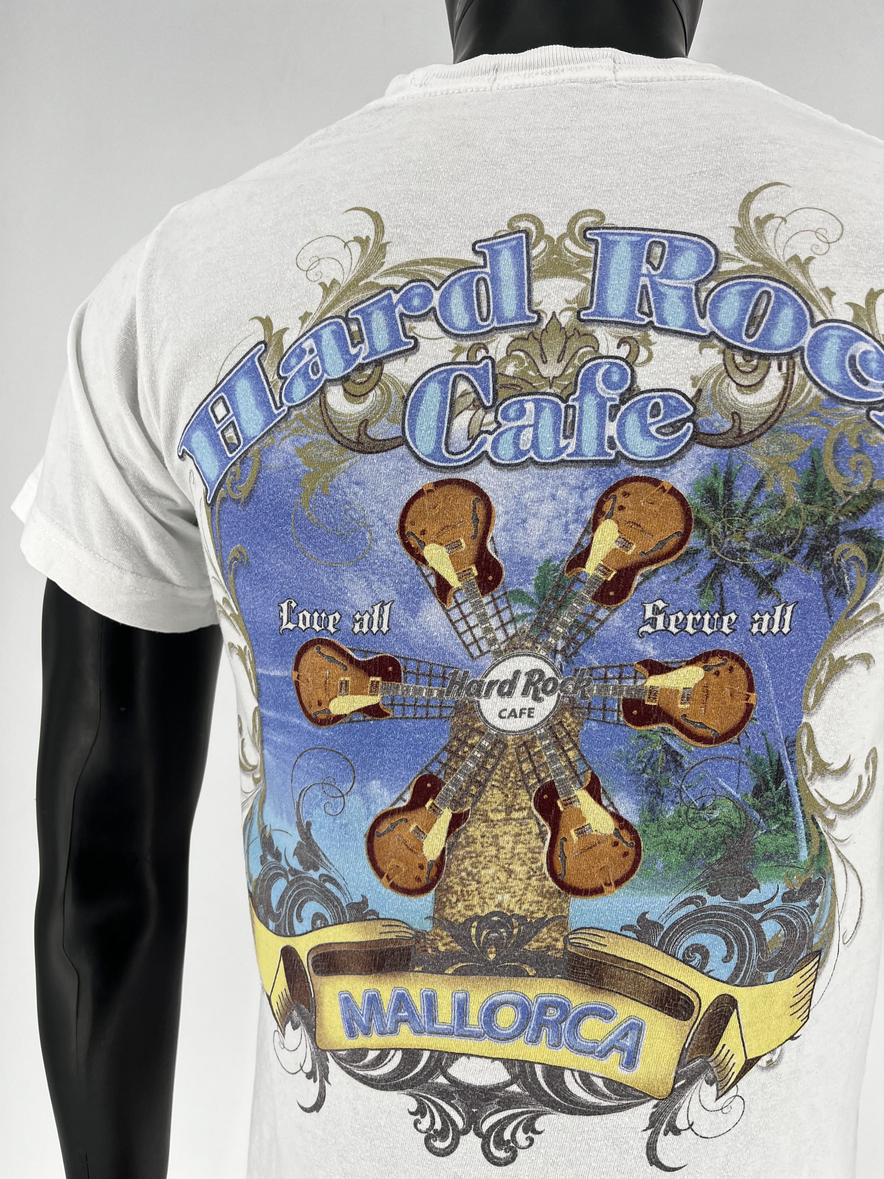 Band Tees Vintage Hard Rock Cafe Mallorca T-shirt Big Logo Y2K Rare Size US S / EU 44-46 / 1 - 10 Thumbnail