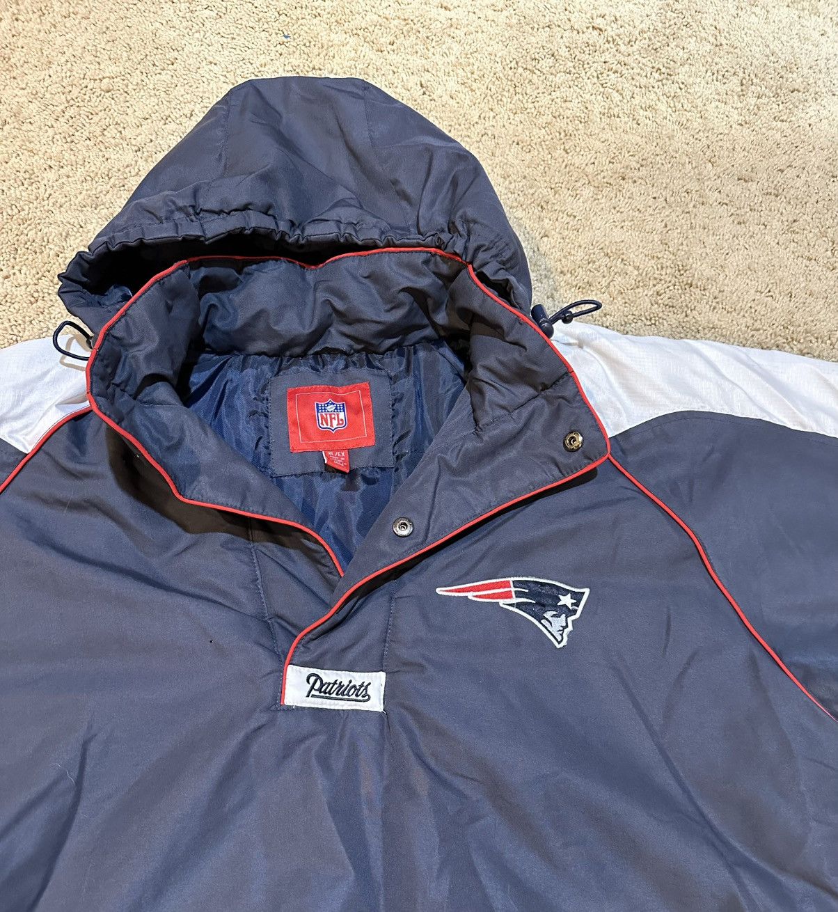 NFL Vintage NFL New England Patriots Puffer Jacket Sz XL Size US XL / EU 56 / 4 - 2 Thumbnail