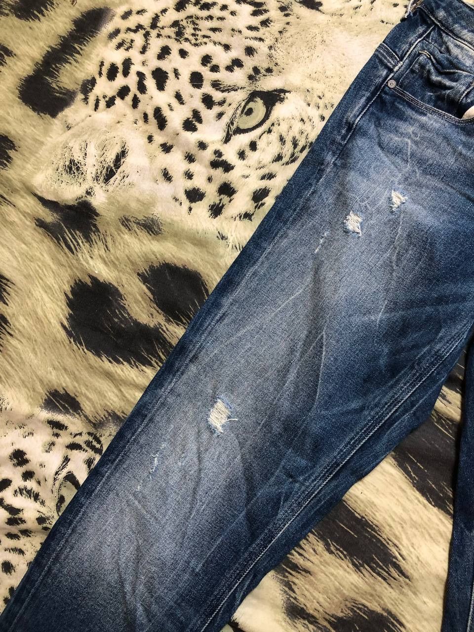 G-Star G STAR Blue Faded Distressed Denim Jeans STREETWEAR Size US 31 - 14 Thumbnail