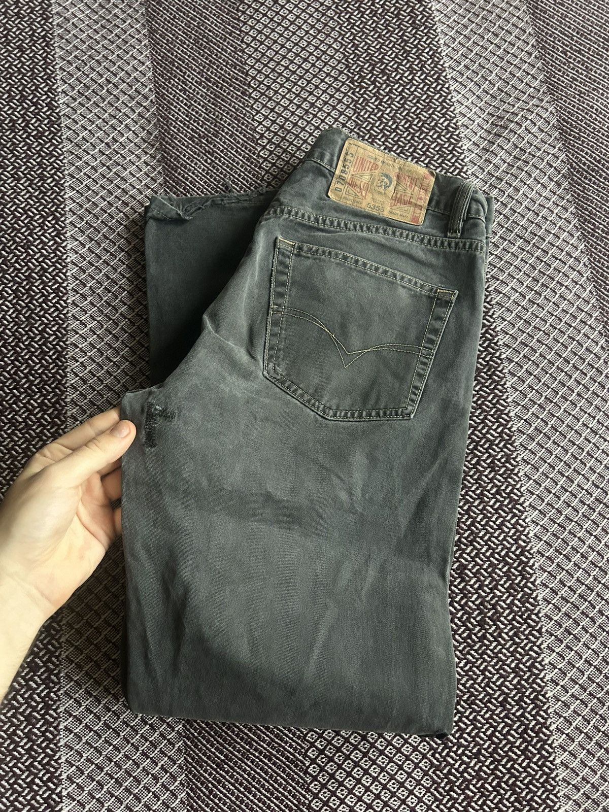 Diesel Vintage Diesel Archive Distressed Jeans 90s Thrashed Size 31 Size US 31 - 17 Thumbnail