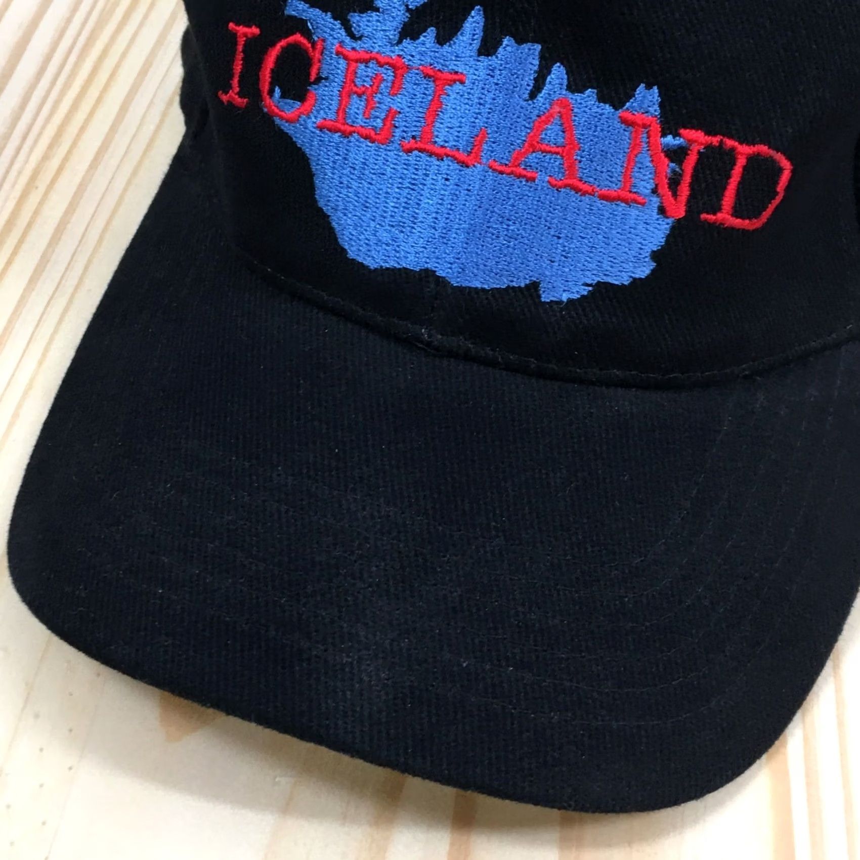 Vintage Iceland Island Baseball Cap Hat Embroidered Cotton Basic Mens One Size Black Size ONE SIZE - 4 Thumbnail
