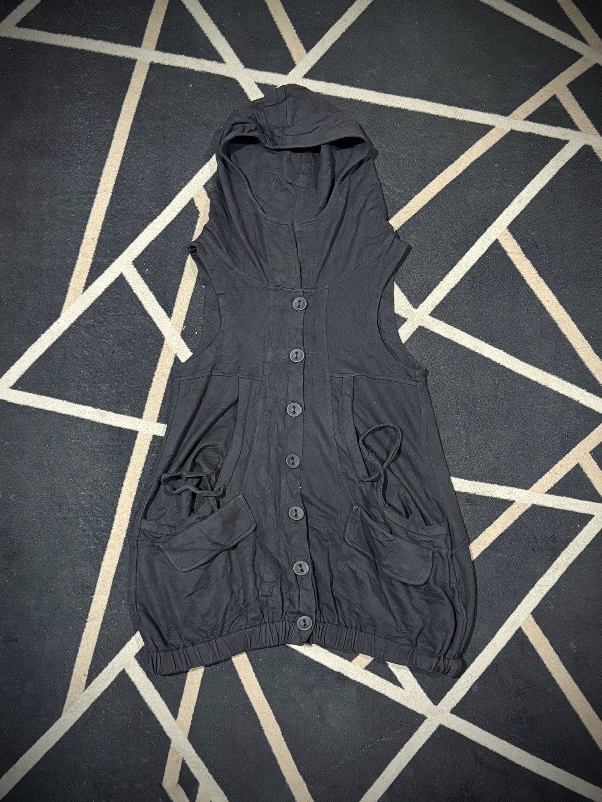 Yasuyuki Ishii Archived Goa styled Vest Hoodie Size US S / EU 44-46 / 1 - 1 Thumbnail