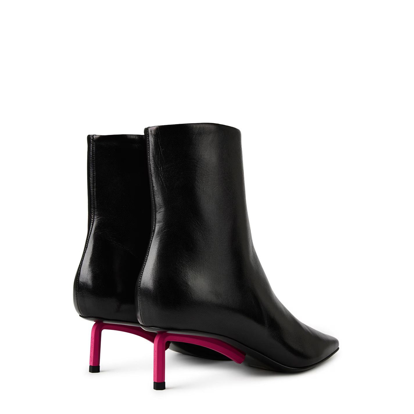 Off-White o1g2r1mq0125 Nappa Ankle Boots in Black Size US 9 / IT 39 - 4 Thumbnail